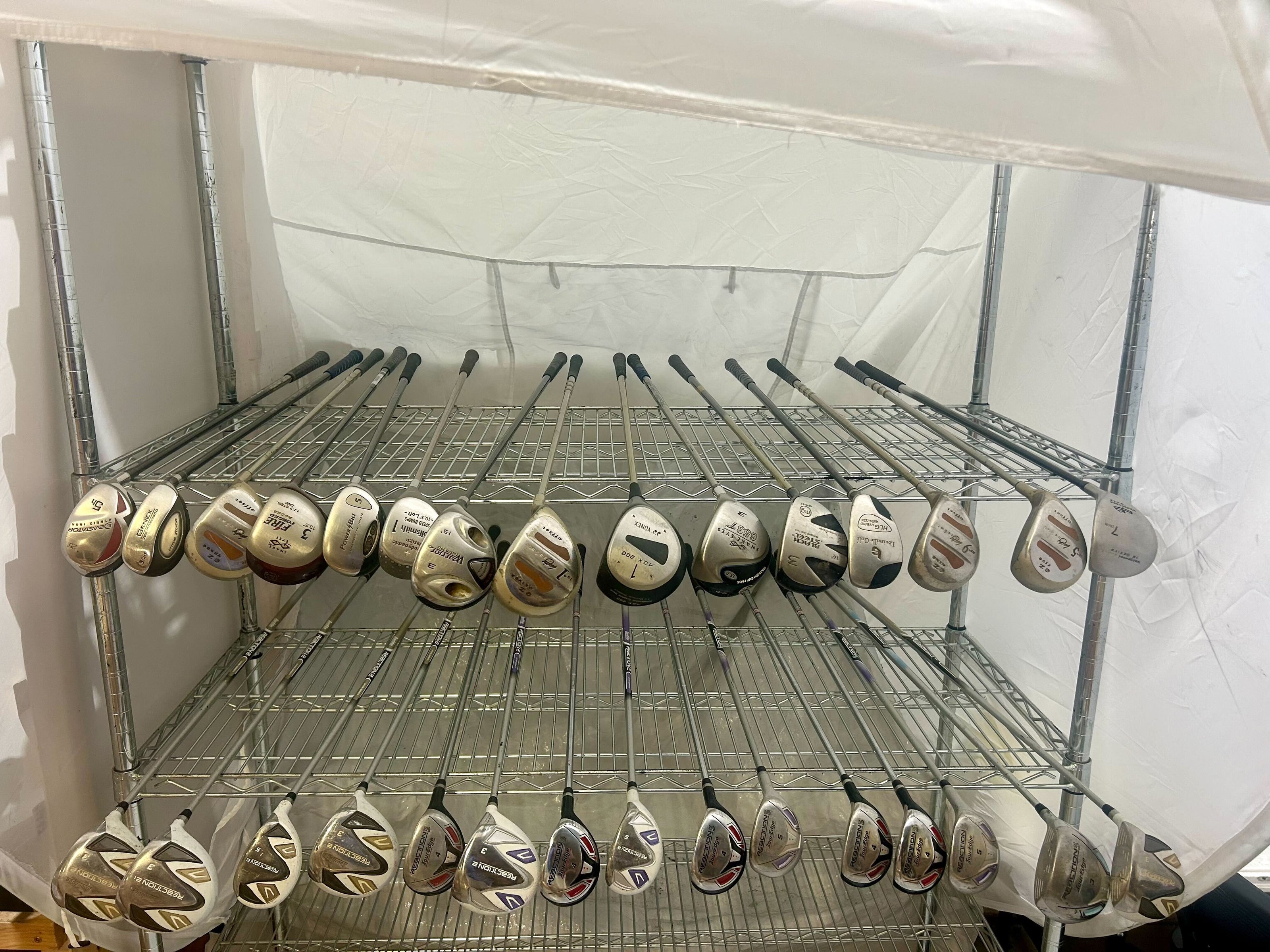Wholesale Lot of 30 Golf Clubs - Assorted Tour Edge Fairway Woods and Hybrids-Next Round