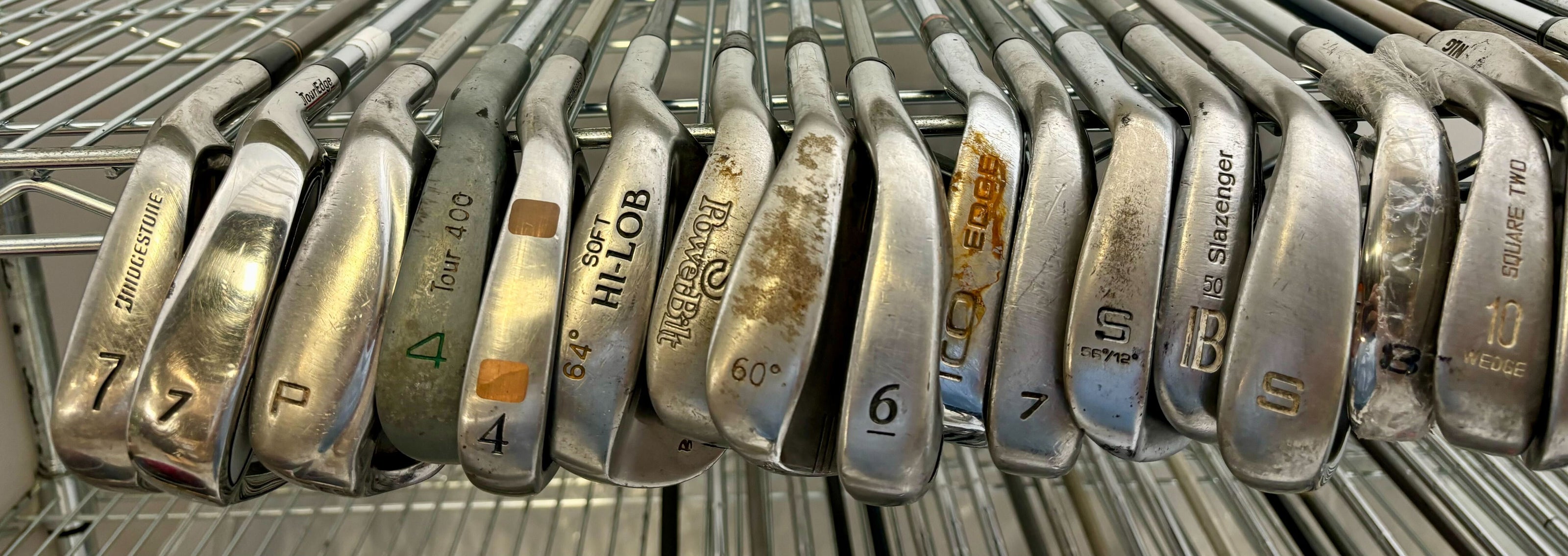 Wholesale Lot of 50 Golf Clubs - Assorted Irons and Wedges-Next Round