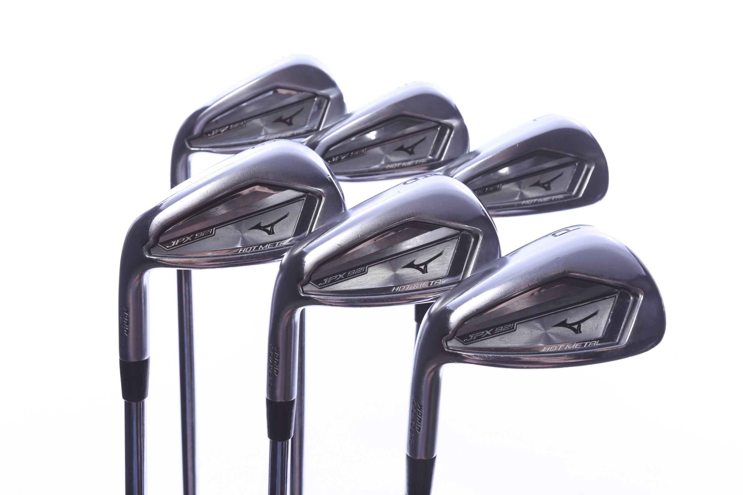Used Mizuno JPX 921 Hot Metal Iron Set - Left-Handed - 5-PW - Regular Flex