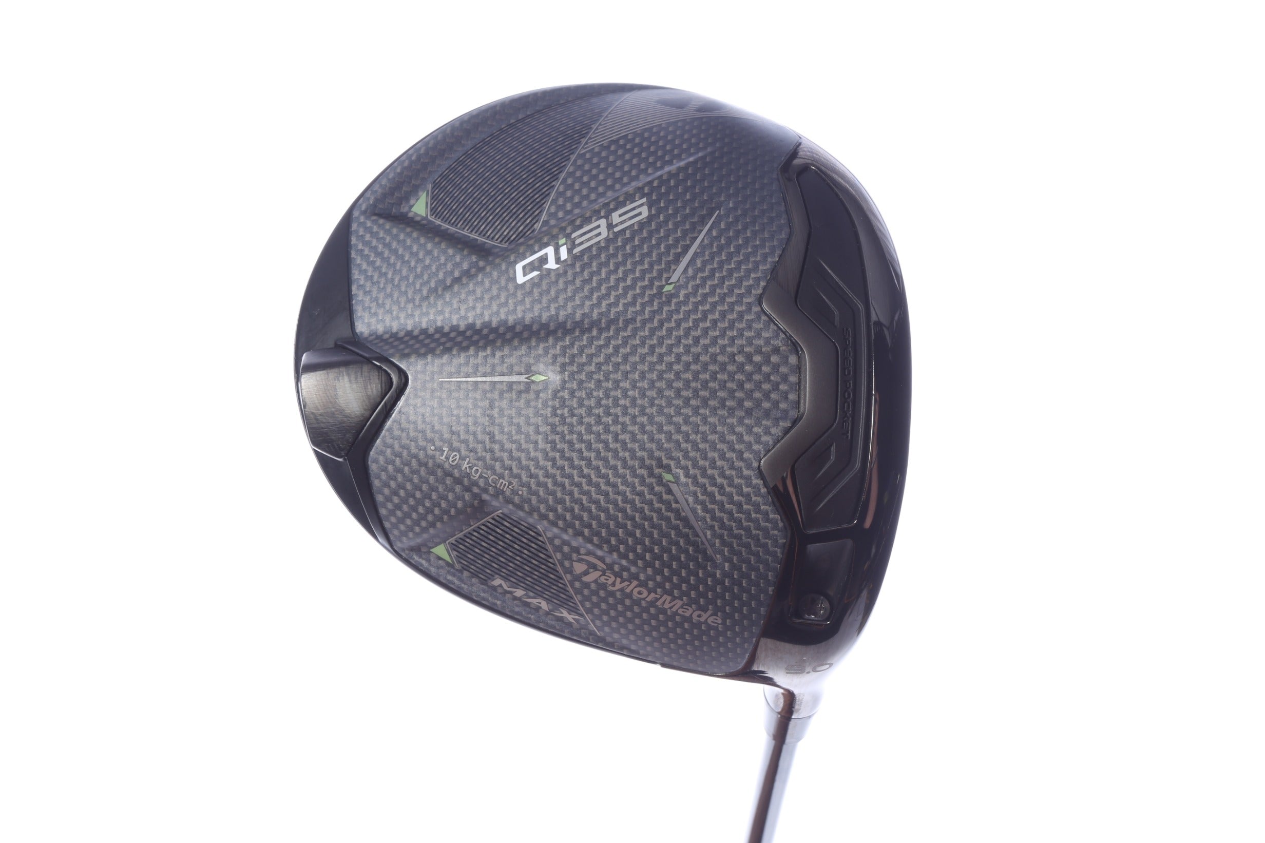 Used TaylorMade Qi35 MAX Driver - 9 Degrees - Stiff Flex Project X HZRDUS RDX Smoke - Right-Handed