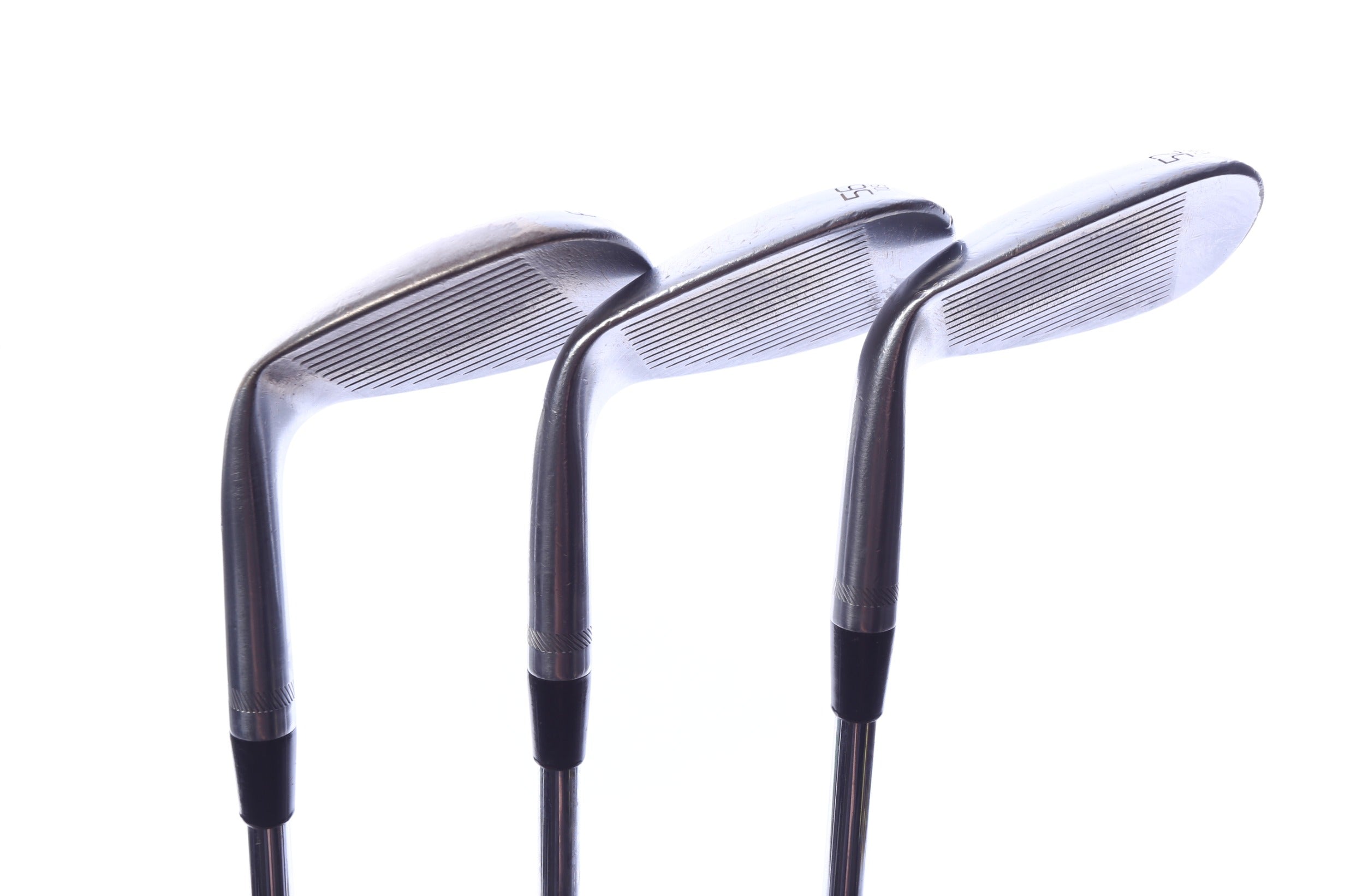 Used Titleist Vokey SM9 Tour Chrome Wedge Set - Right-Handed - 52*, 56*, 60* - Stiff Flex-Next Round