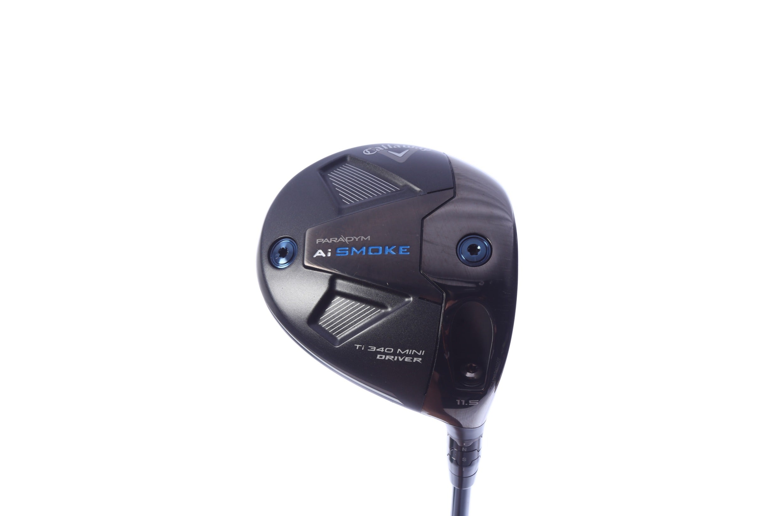Used Callaway Paradym Ai Smoke Ti 340 Mini Driver - 11.5 Degrees - Stiff Flex Project X Denali Blue - Right-Handed