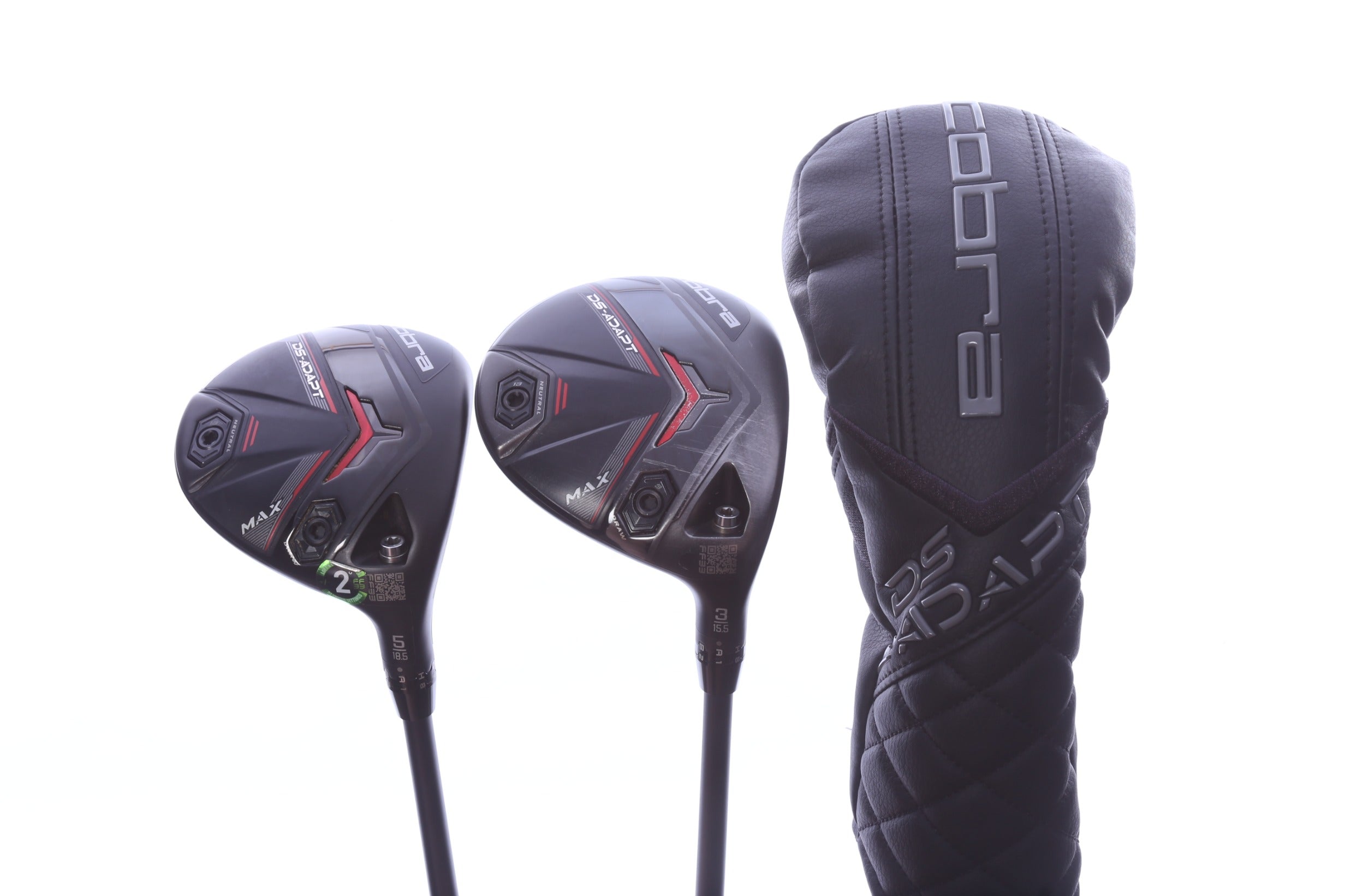 Used Cobra DS-ADAPT MAX Wood Set - Right-Handed - 3W, 5W - Seniors Flex-Next Round