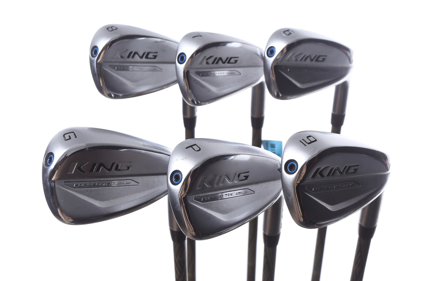 Used Cobra King Forged TEC One Length 2020 Iron Set - Right-Handed - 6-PW, GW - Stiff Flex-Next Round