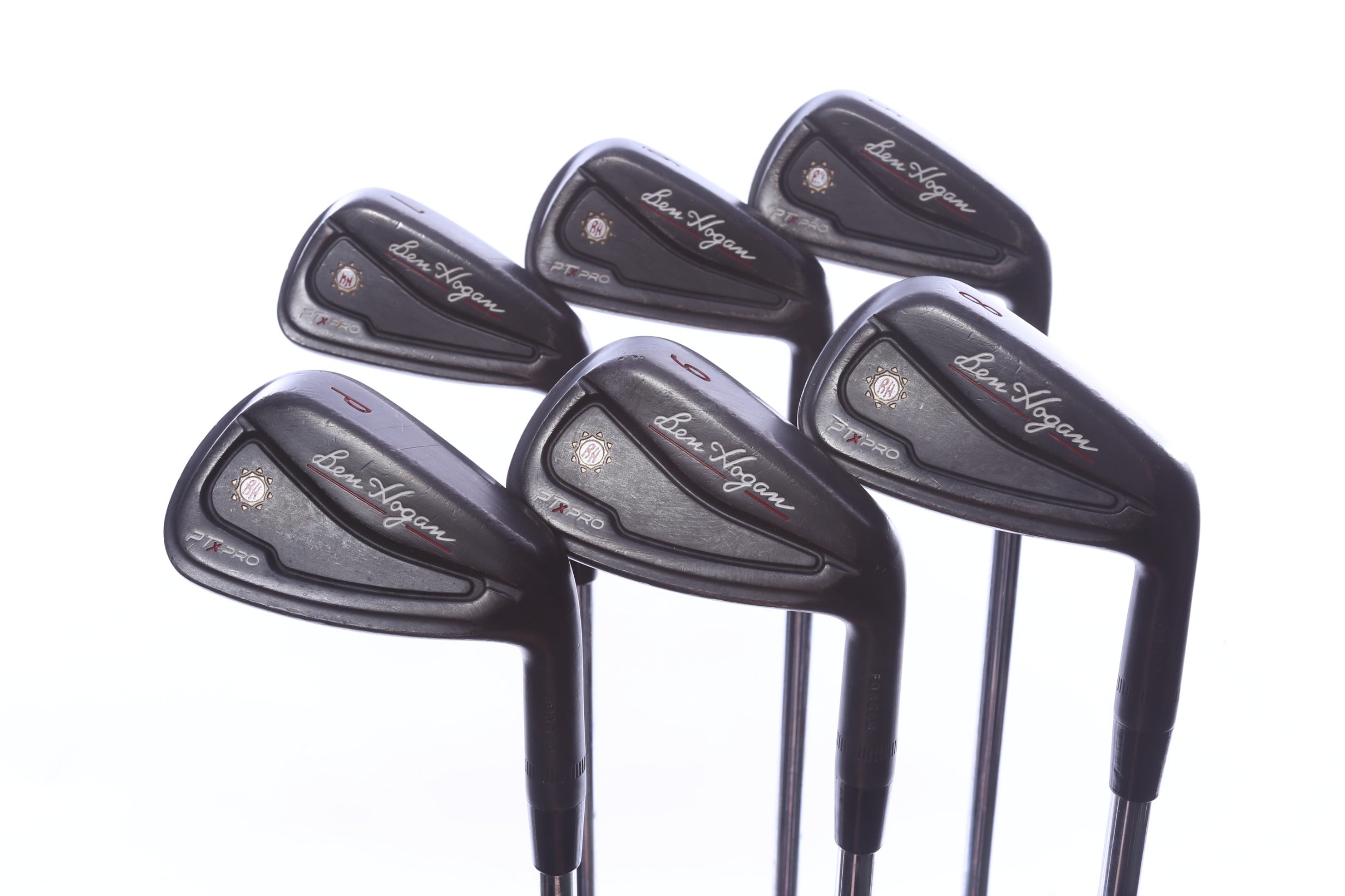 Used Ben Hogan PTx Pro Black Iron Set - Right-Handed - 5-PW - Stiff Flex-Next Round