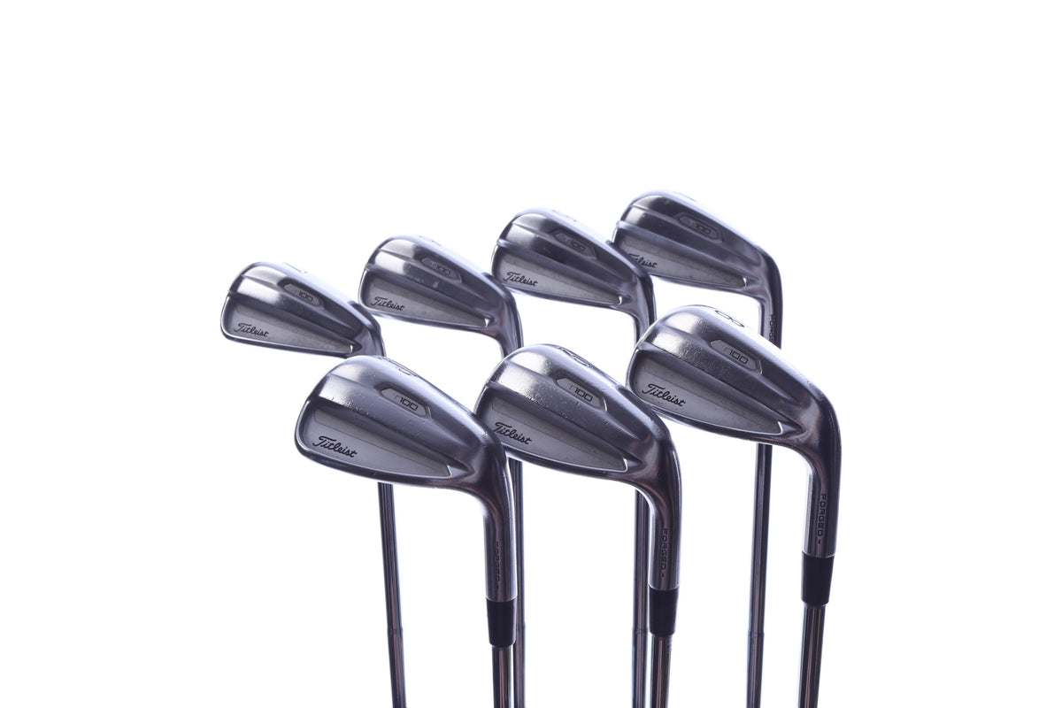 Used Titleist 2021 T100 Iron Set - Right-Handed - 4-PW - Extra Stiff Flex