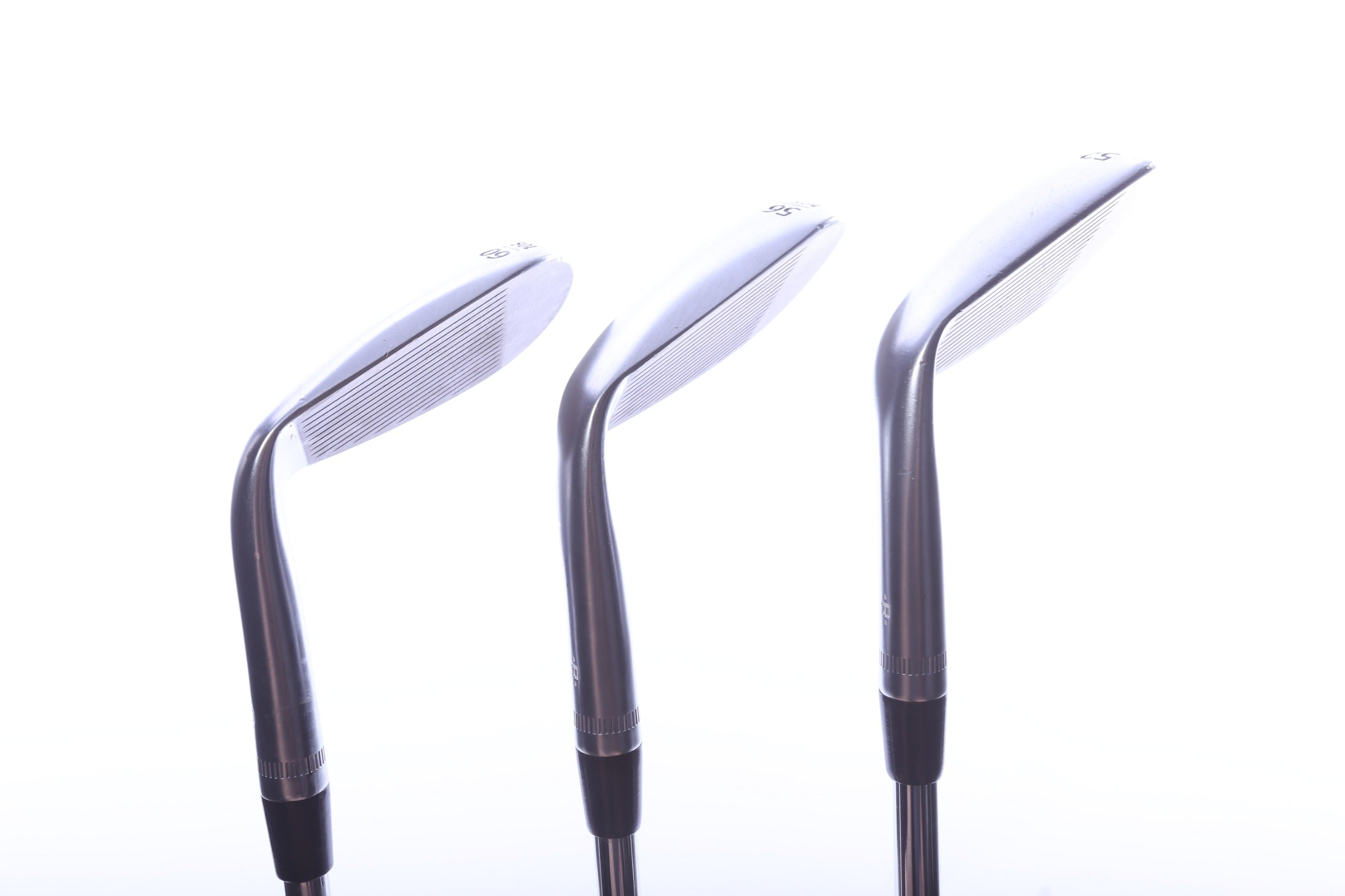 Used Callaway JAWS Forged Raw Wedge Set - Right-Handed - 52*, 56*, 60* - Wedge Flex
