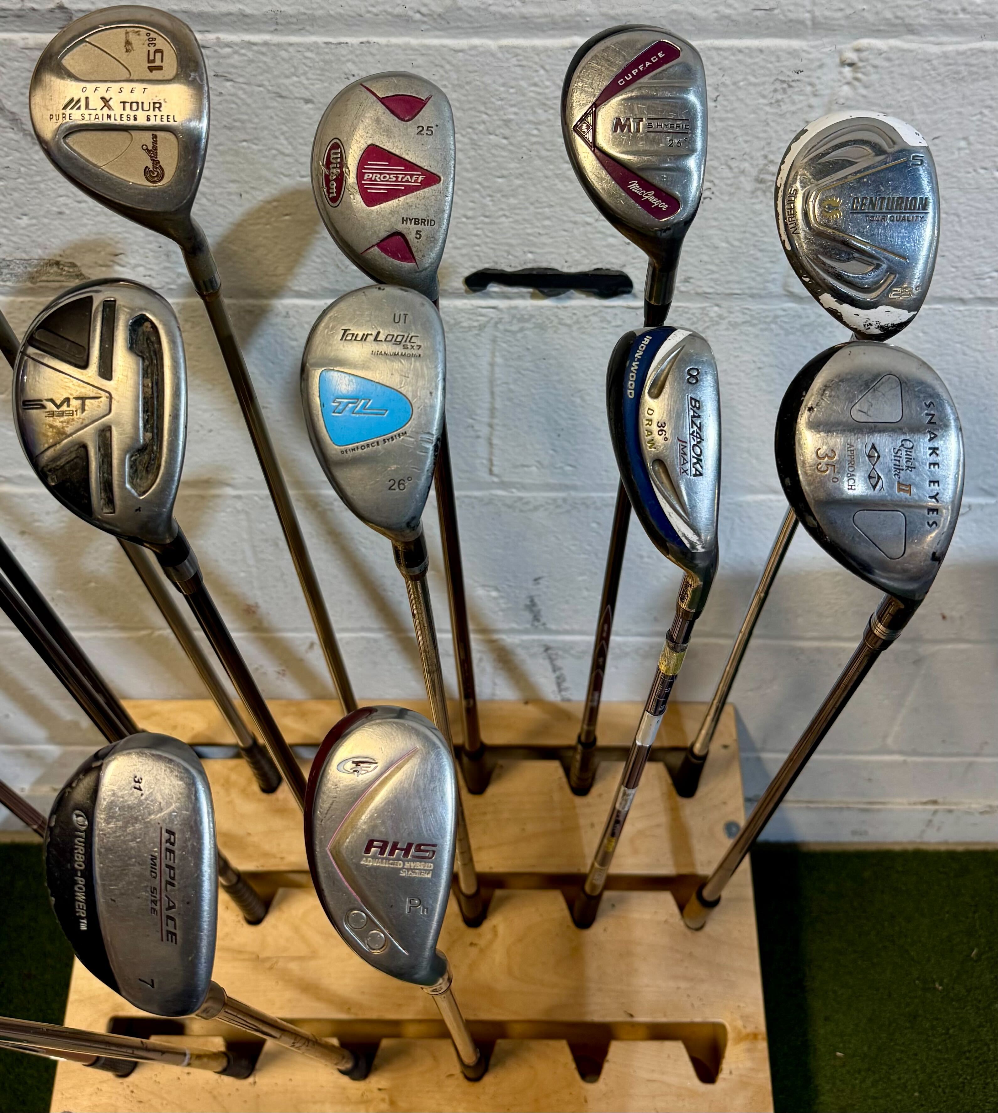 Wholesale Lot of 40 Golf Clubs - Assorted Hybrids-Next Round