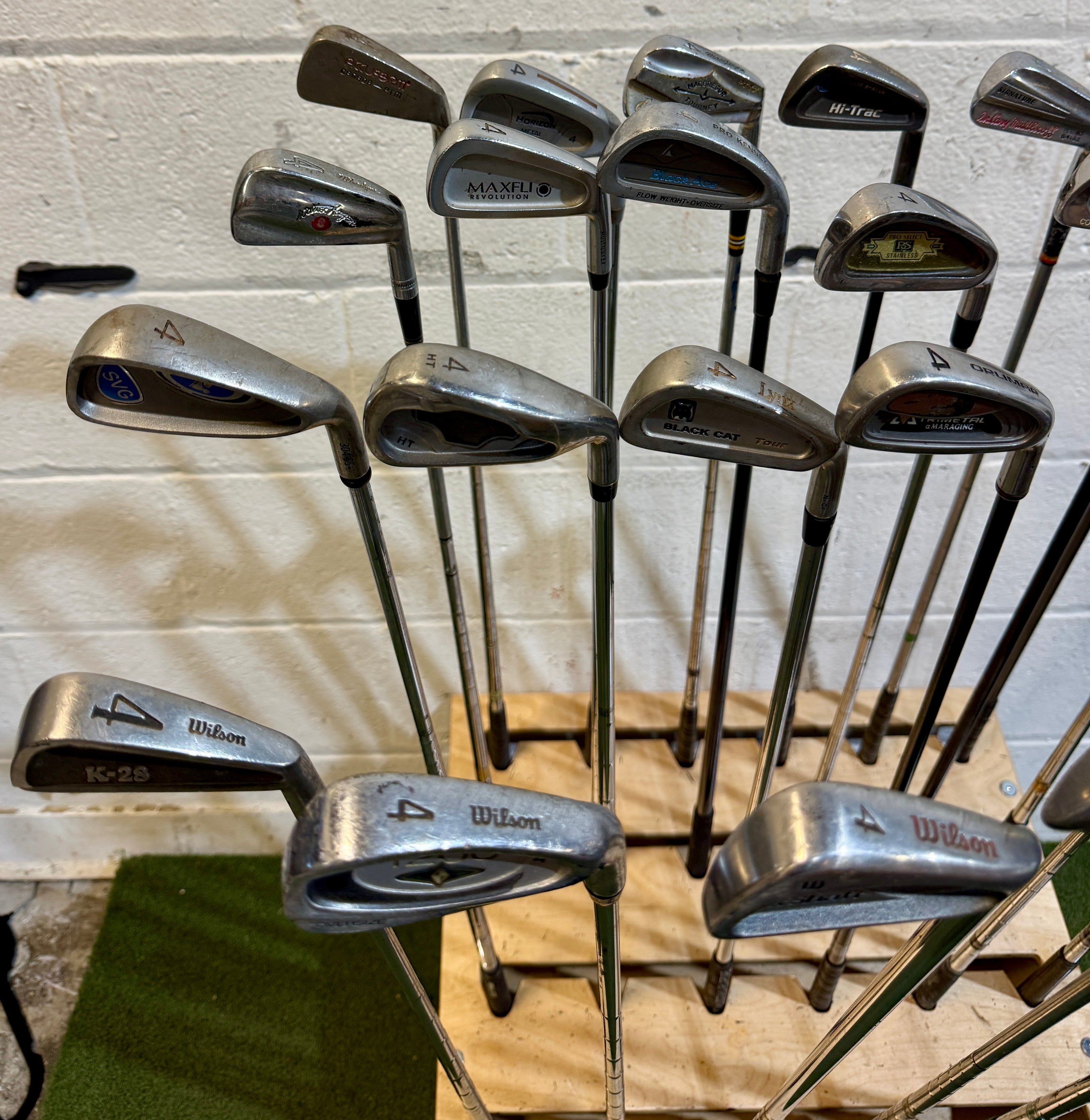 Wholesale Lot of 45 Golf Clubs - Assorted Single Irons-Next Round