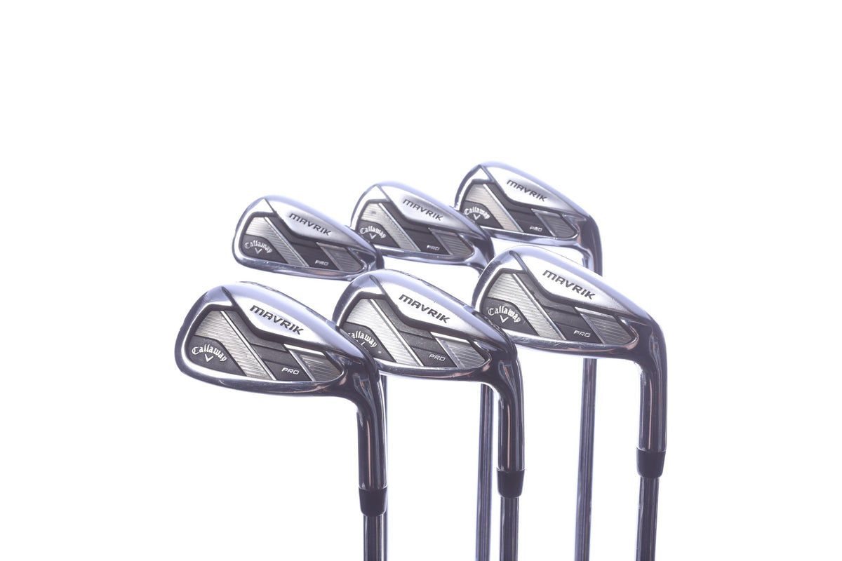 Used Callaway Mavrik Pro Iron Set - Right-Handed - 5-PW - Stiff Flex-Next Round