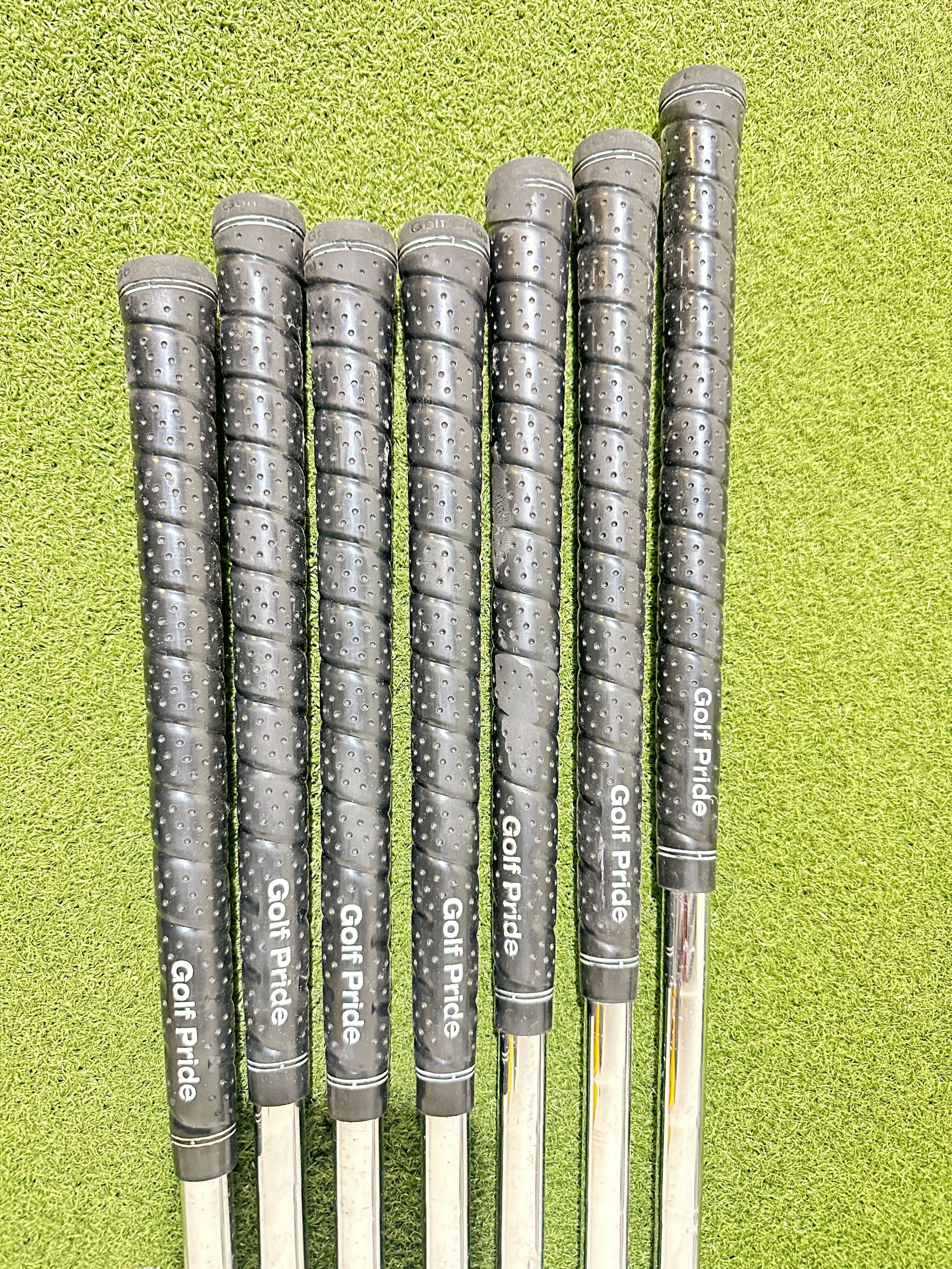 Lot of 7 Golf Shafts - Various Lengths, Flexes, and Brands-Next Round