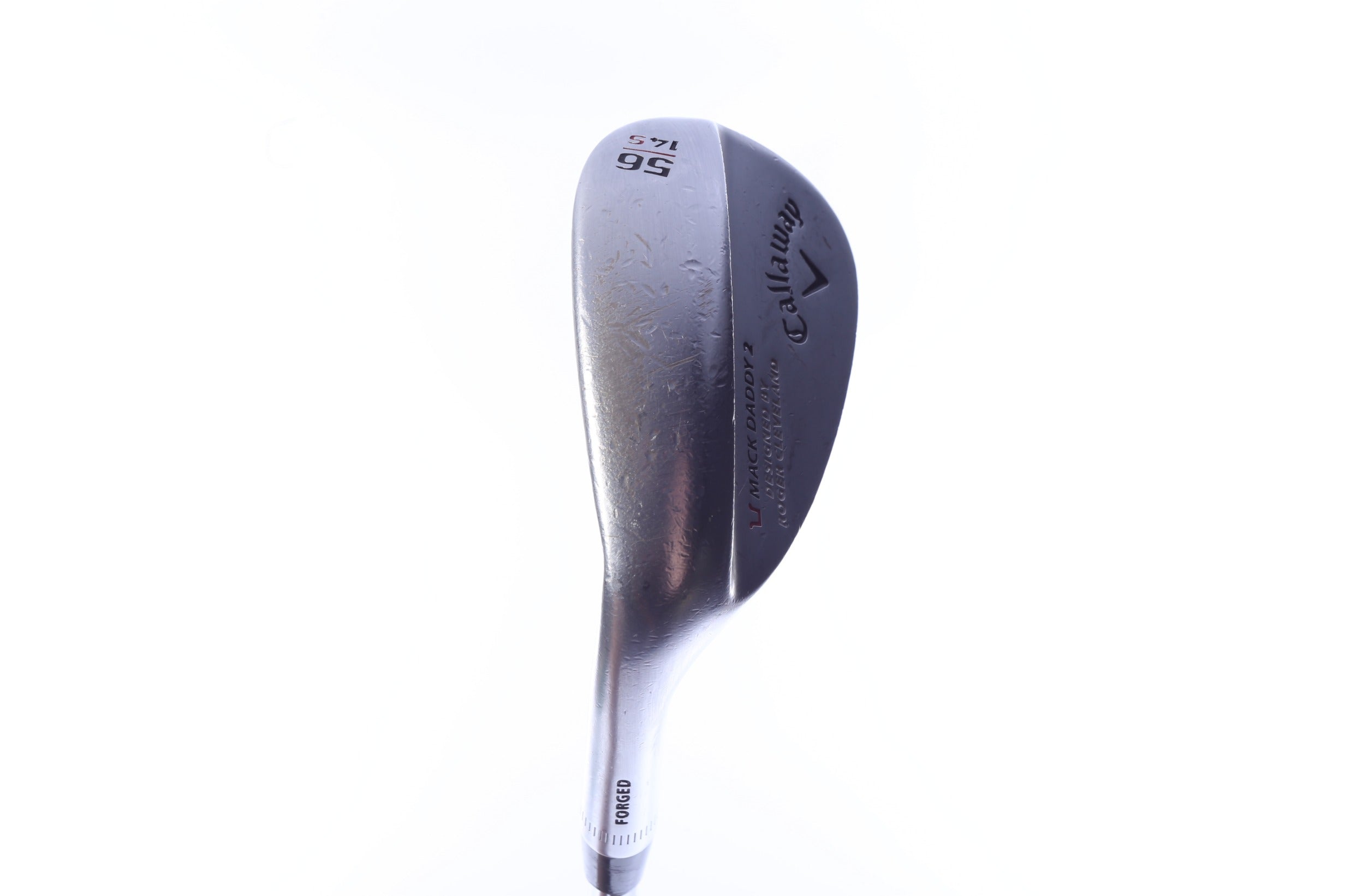 Used Callaway Mack Daddy 2 Chrome Sand Wedge - Left-Handed - 56 Degrees - Wedge Flex