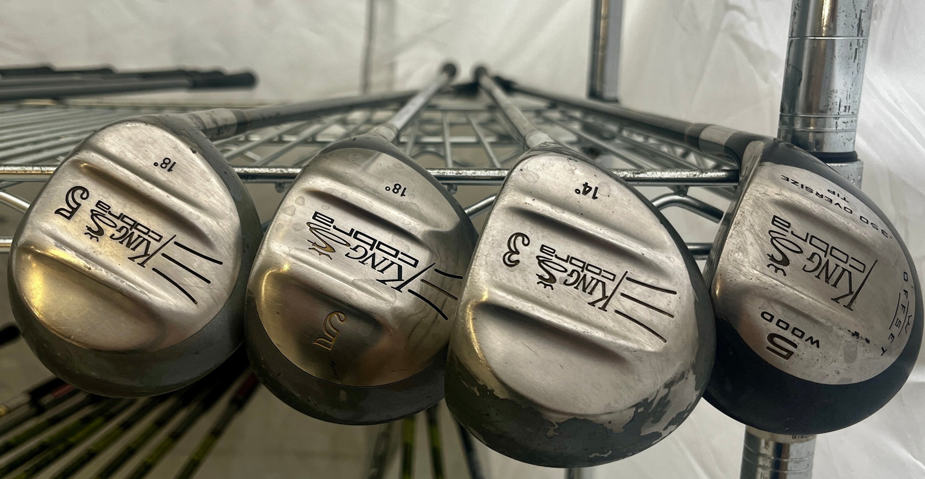 Wholesale Lot of 30 Golf Clubs - Cobra Drivers, Hybrids & Woods-Next Round