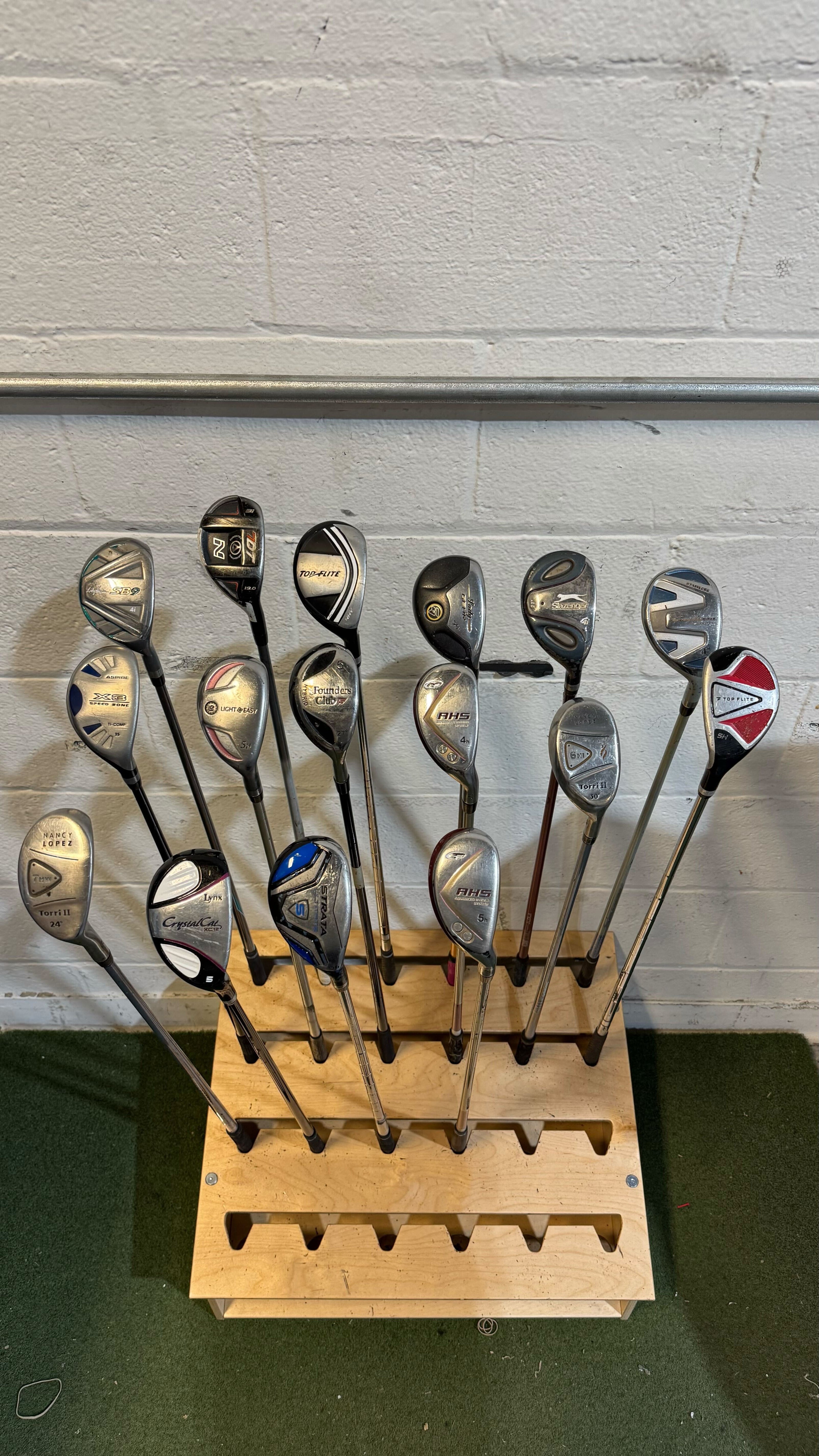 Wholesale Lot of 40 Golf Clubs - Assorted Hybrids-Next Round