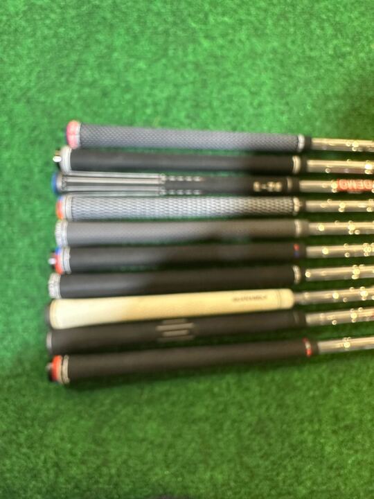 Wholesale Lot of 10 Assorted Fitting Club Steel Shafts with Various Adaptors-Next Round