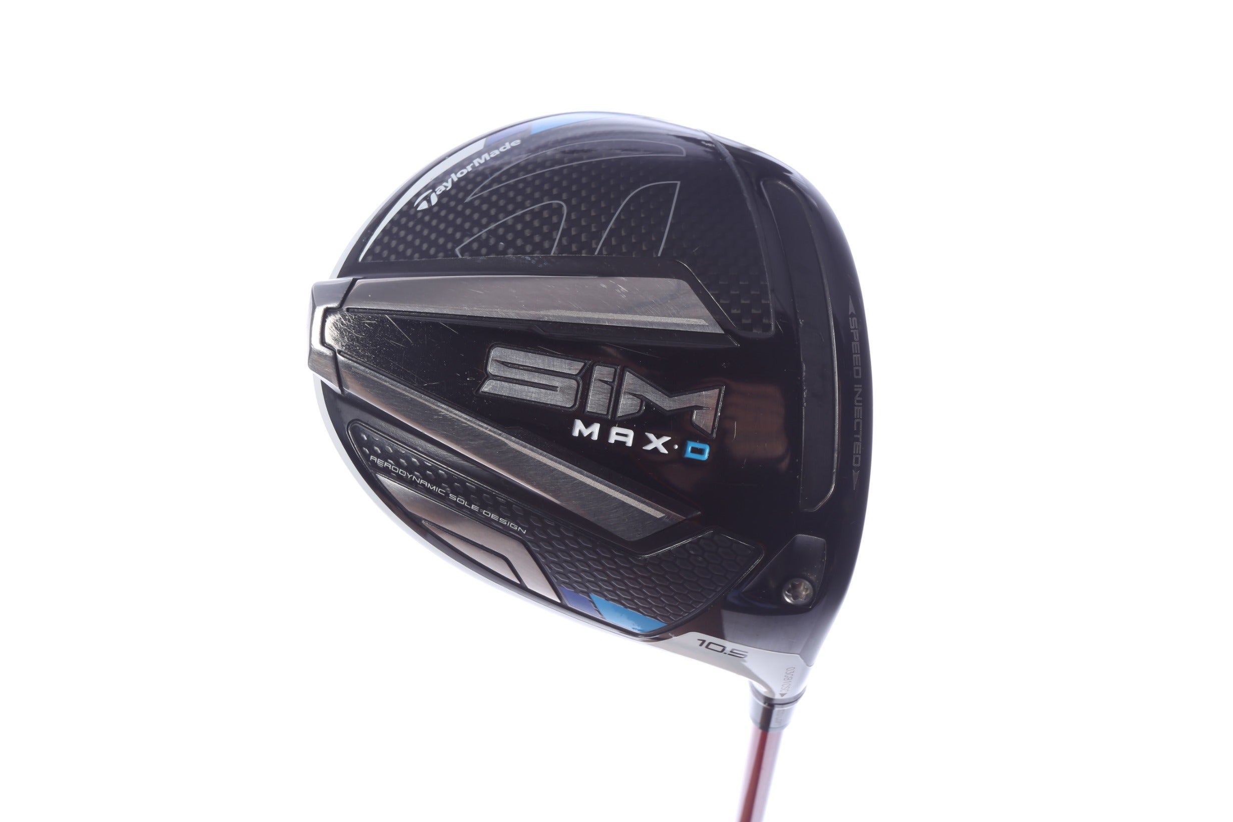 Used TaylorMade SIM MAX-D Driver - 10.5 Degrees - Stiff Flex Fujikura Ventus Red - Right-Handed
