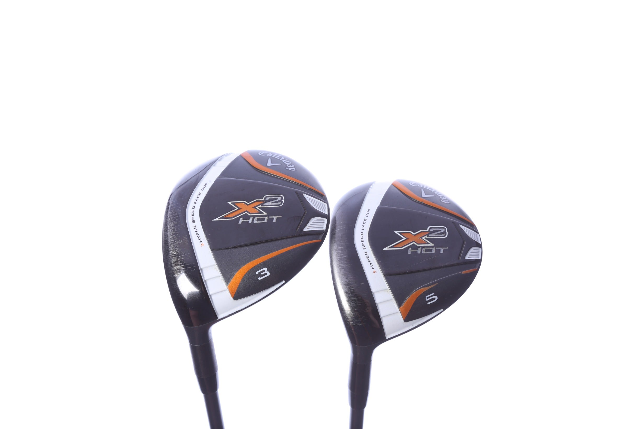Used Callaway X2 Hot Wood Set - Left-Handed - 3W, 5W - Seniors Flex-Next Round