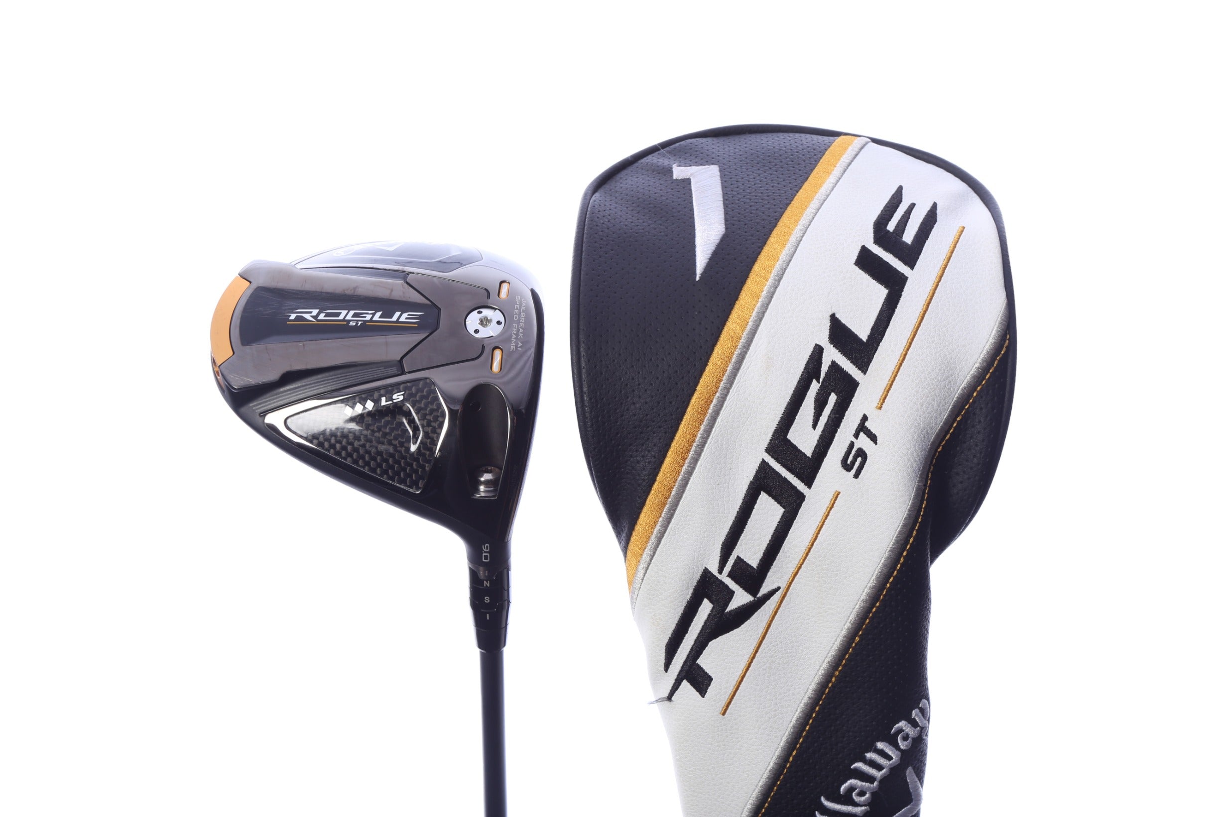 Used Callaway Rogue ST Triple Diamond LS Driver - 9 Degrees - Extra Stiff Flex Project X HZRDUS Smoke SIlver - Right-Handed