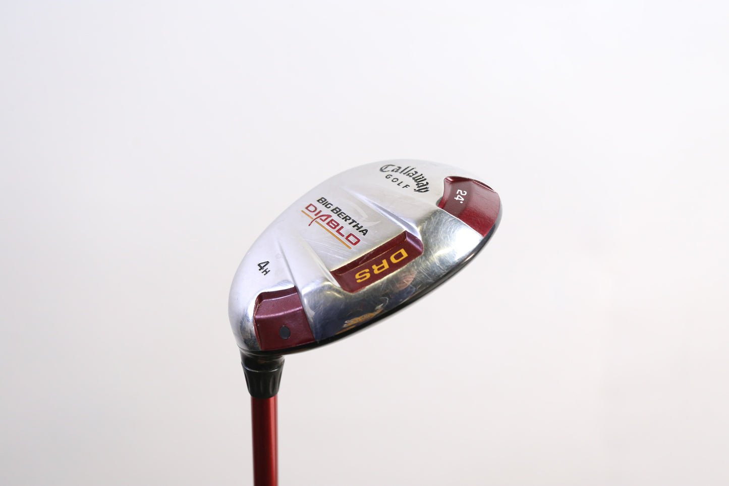 Used Callaway Big Bertha Diablo 4H Hybrid - Left-Handed - 24 Degrees - Seniors Flex