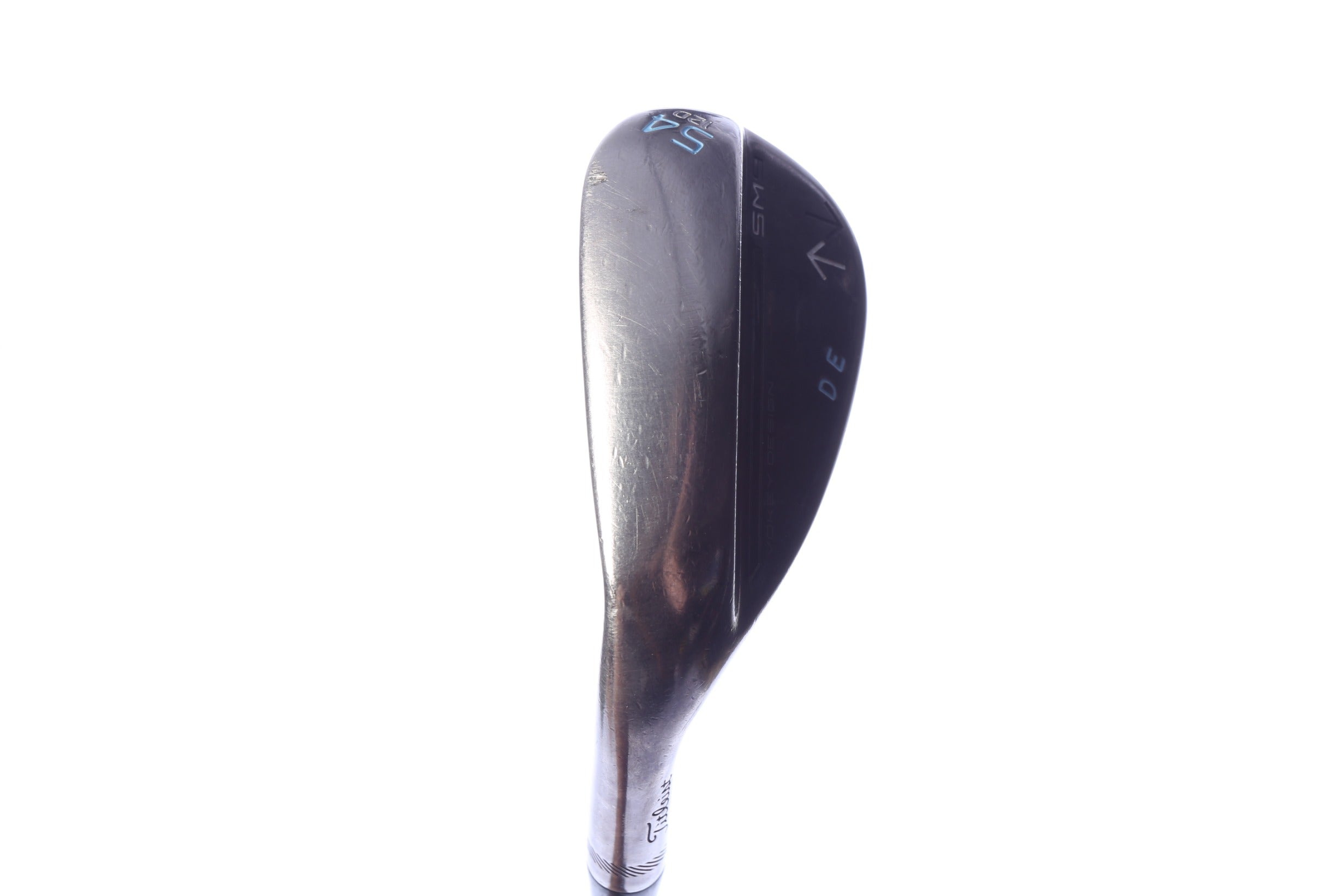 Used Titleist Vokey SM9 Brushed Steel Sand Wedge - Left-Handed - 54 Degrees - Regular Plus Flex