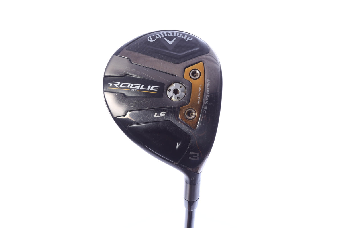 Used Callaway Rogue ST LS 3-Wood - Right-Handed - 15 Degrees - Extra Stiff Flex