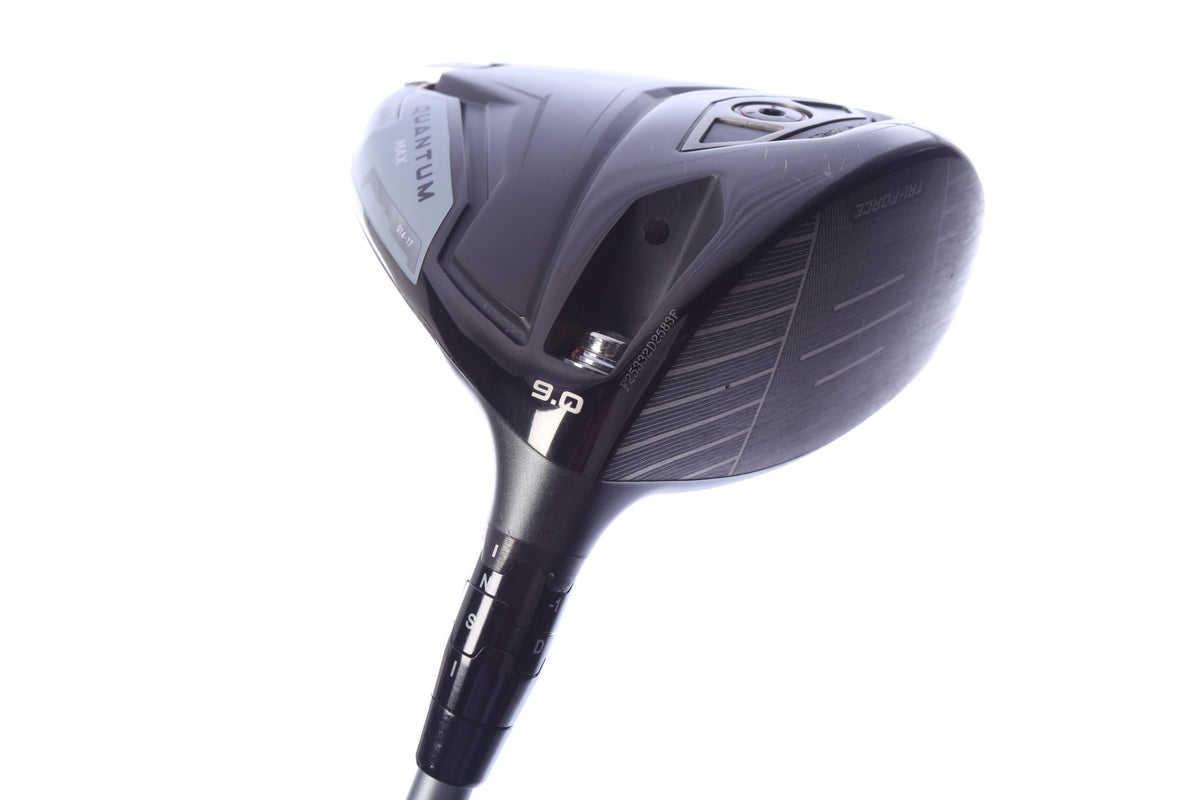 Used Callaway Quantum MAX Driver - 9 Degrees - Stiff Flex Project X Denali Frost - Right-Handed