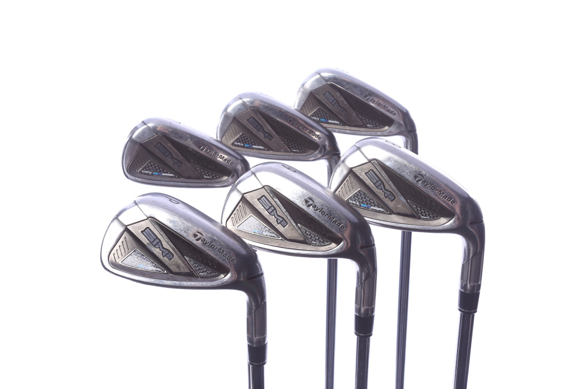 Used TaylorMade SIM2 MAX Iron Set - Right-Handed - 5-PW - Regular Flex
