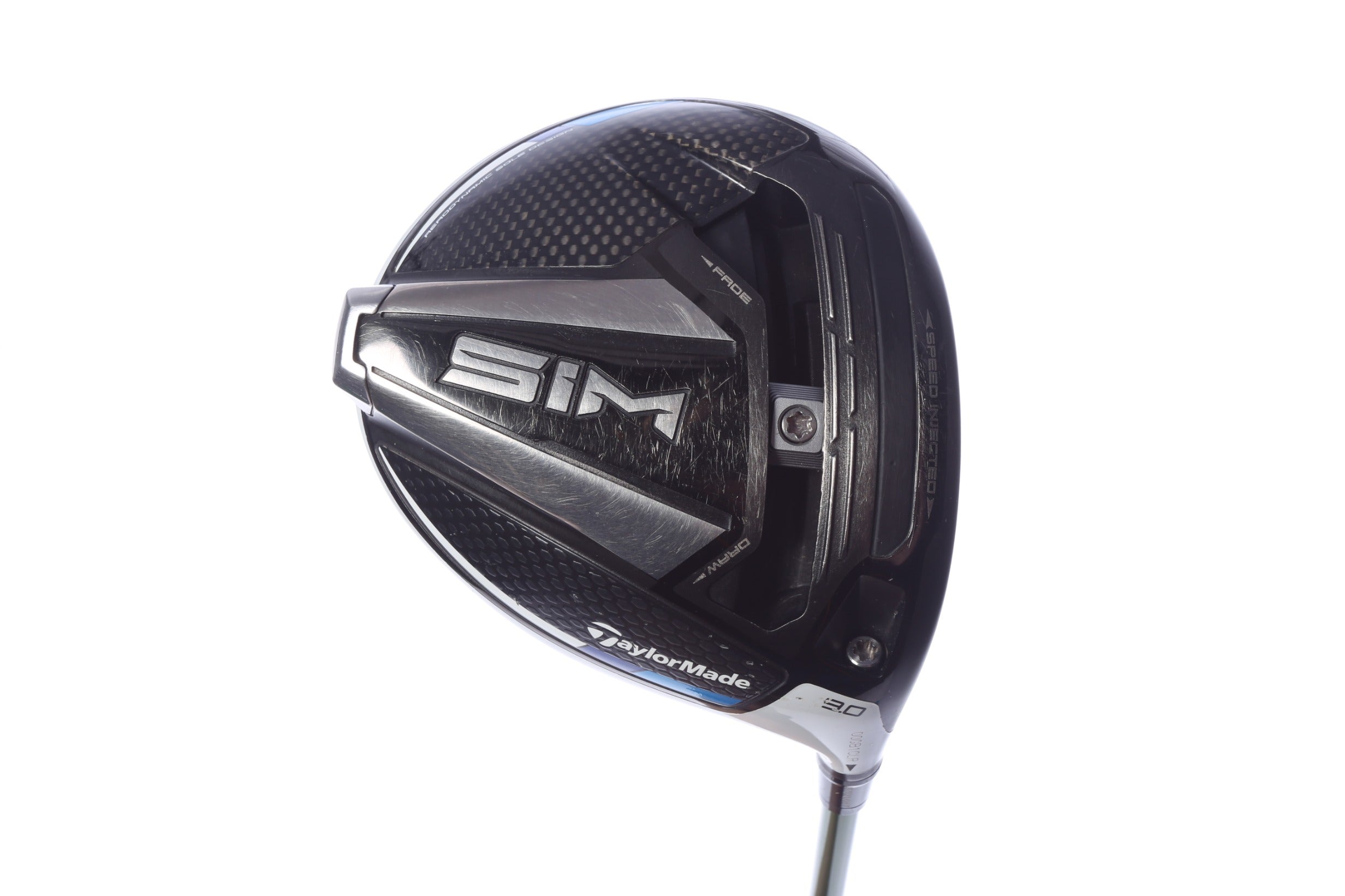 Used TaylorMade SIM Driver - 9 Degrees - Stiff Flex Aldila NV Green - Right-Handed