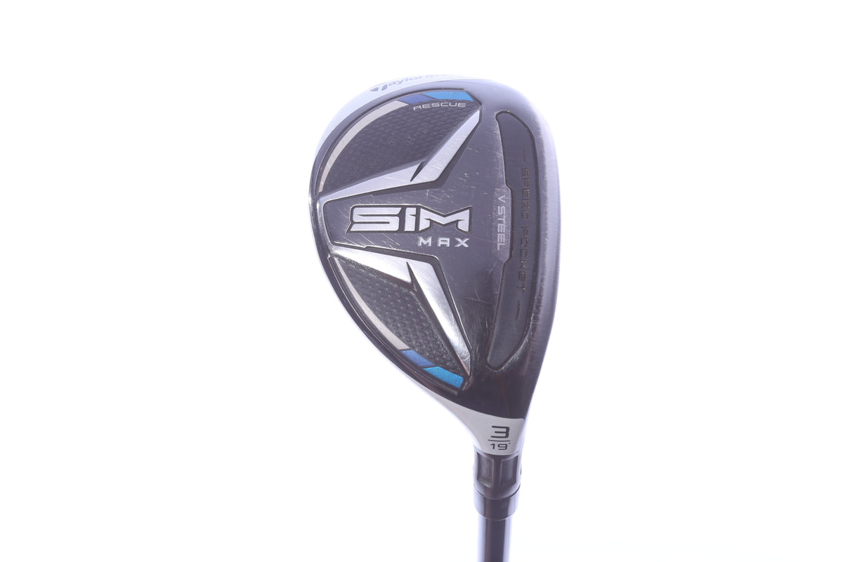 Used TaylorMade SIM MAX 3H Hybrid - Right-Handed - 19 Degrees - Stiff Flex