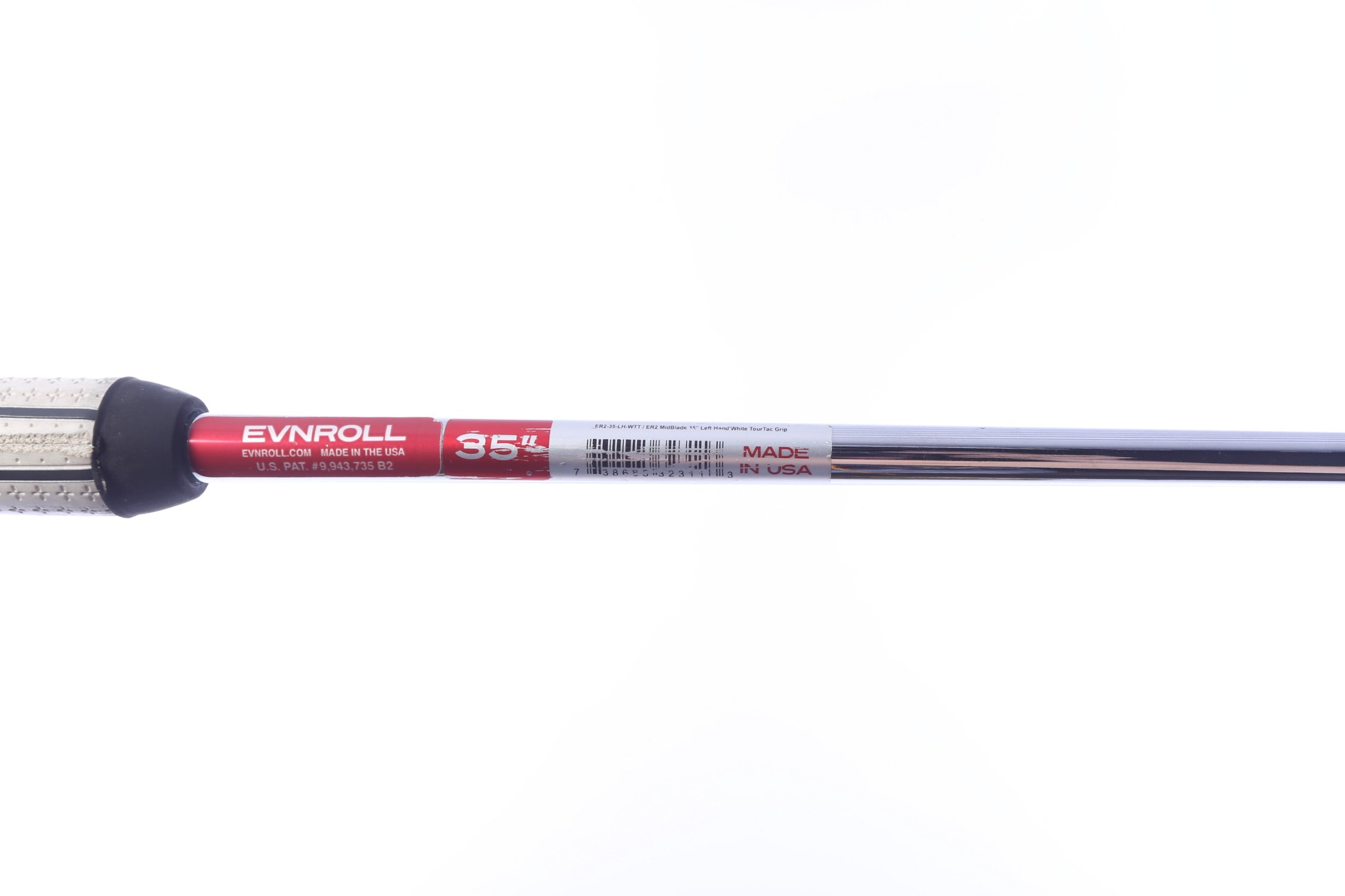 Used Evnroll ER2 MidBlade Putter - Left-Handed - 35 in - Blade