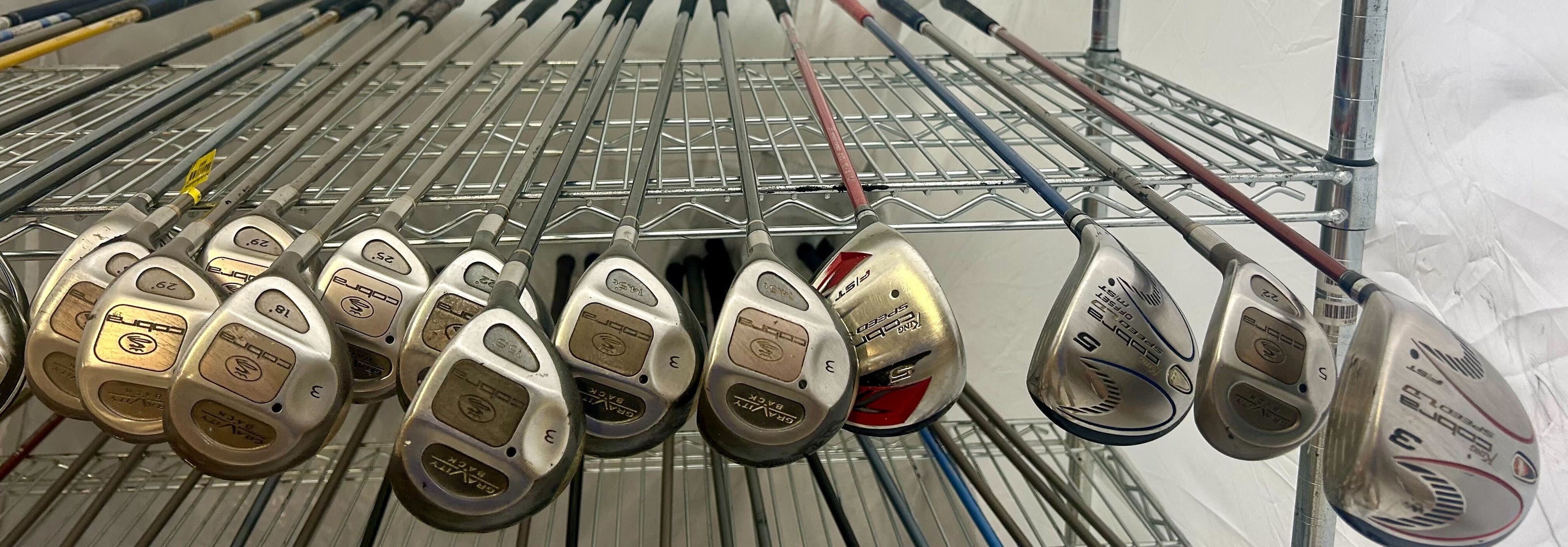 Wholesale Lot of 40 Golf Clubs - Assorted King Cobra Speed Fairway Woods-Next Round