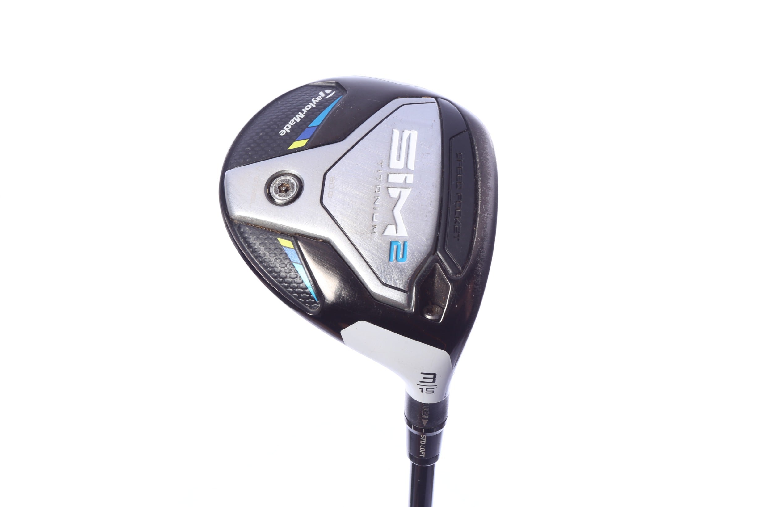 Used TaylorMade SIM2 Titanium 3-Wood - Right-Handed - 15 Degrees - Stiff Flex