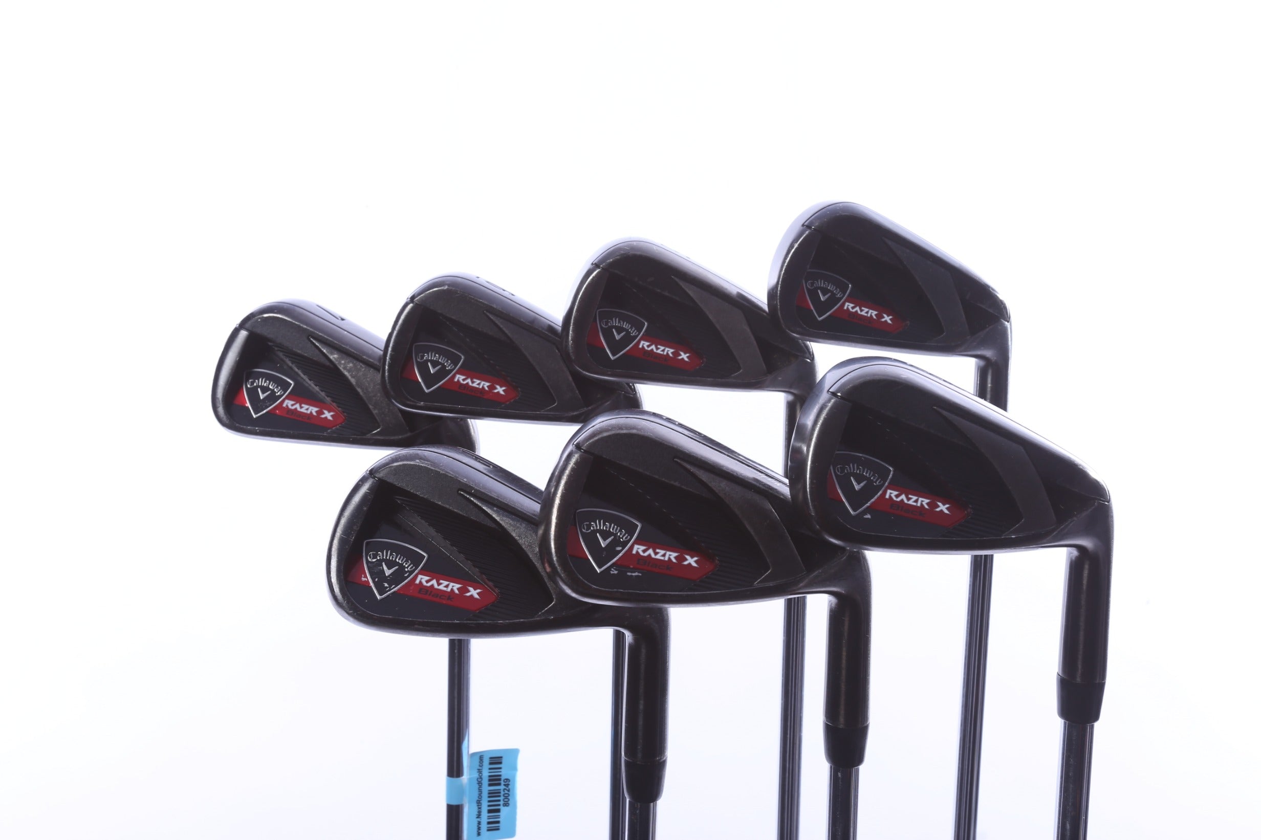 Callaway RAZR X BLACK メンズアイアンセット 6本 Used Callaway RAZR X Black Right-Handed Iron Set – Next Round