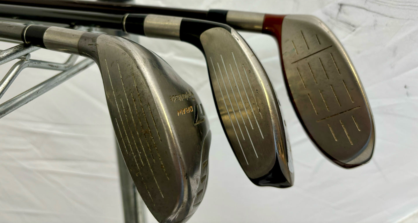 Wholesale Lot of 40 Golf Clubs - TaylorMade Woods and Cobra Baffler Woods-Next Round