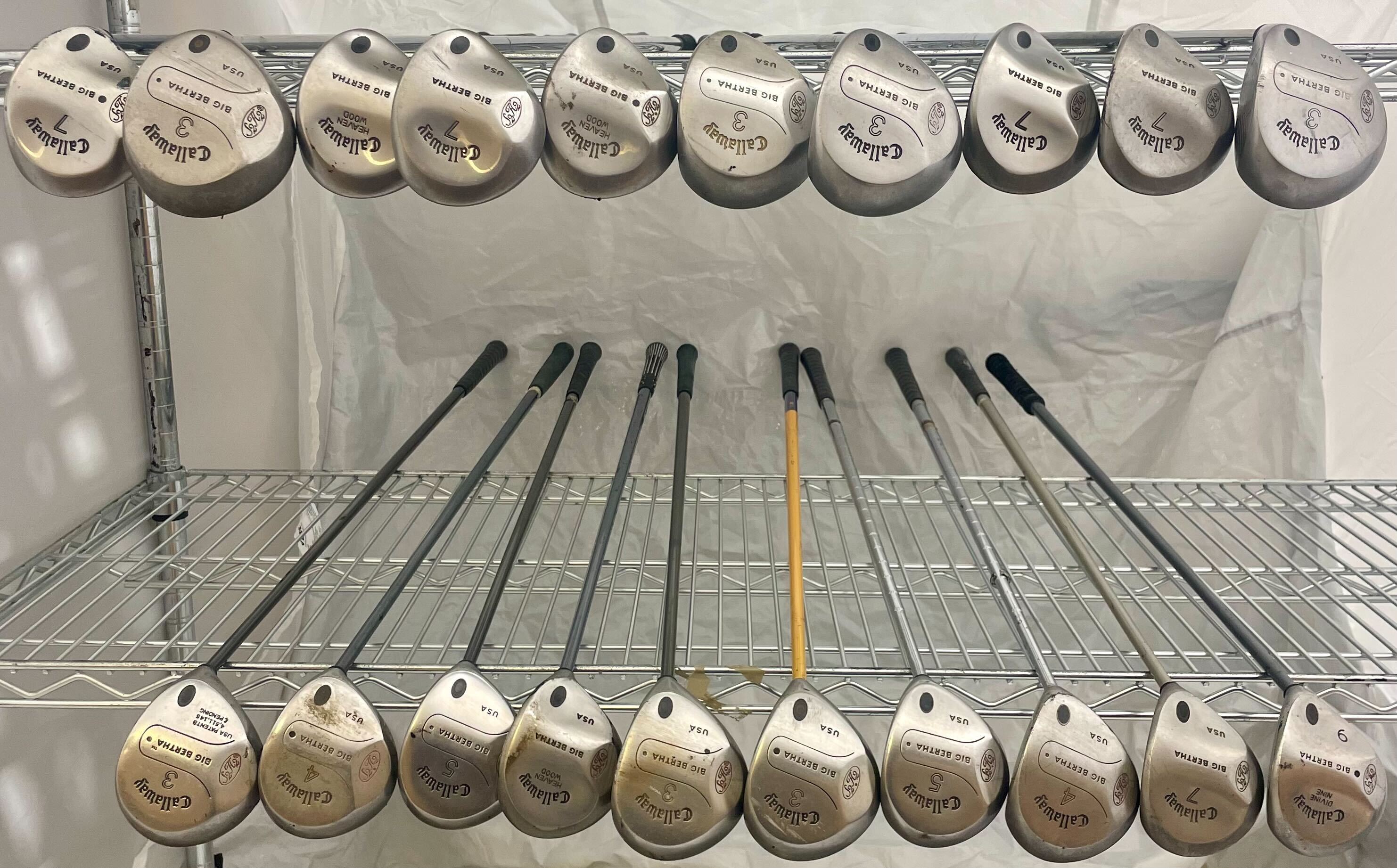 Wholesale Lot of 20 Golf Clubs - Callaway Big Bertha S2H2 Fairway Woods-Next Round