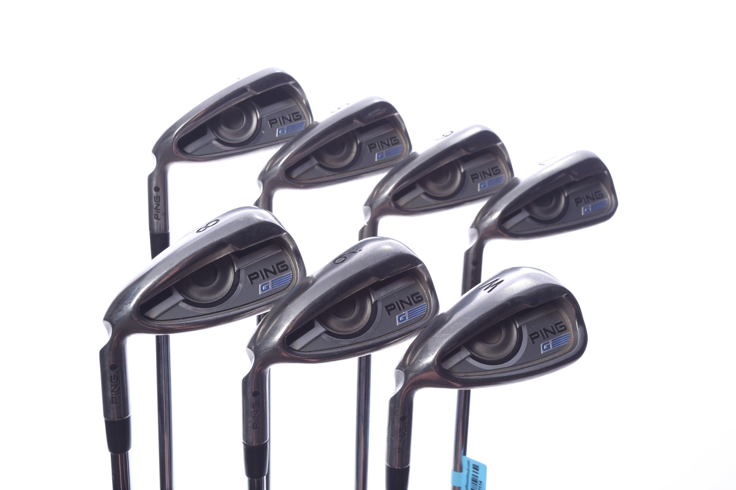 Used Ping G Iron Set - Left-Handed - 4-PW - Extra Stiff Flex-Next Round