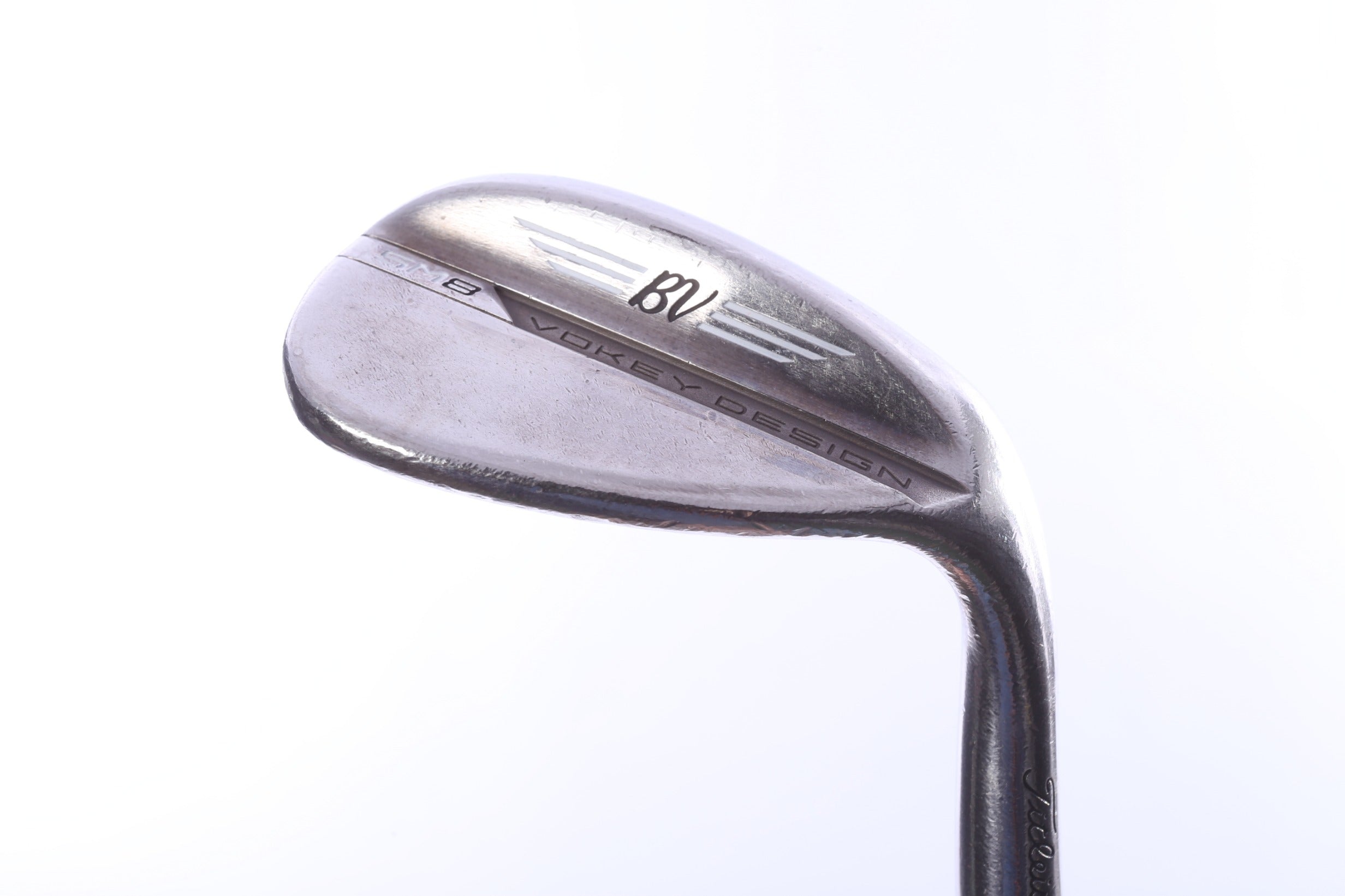 Used Titleist Vokey SM8 Brushed Steel Lob Wedge - Right-Handed - 60 Degrees - Stiff Flex-Next Round