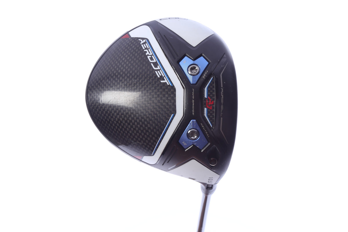 Used Cobra AeroJet LS Driver - 10.5 Degrees - Stiff Flex Mitsubishi Kai'li White - Right-Handed-Next Round