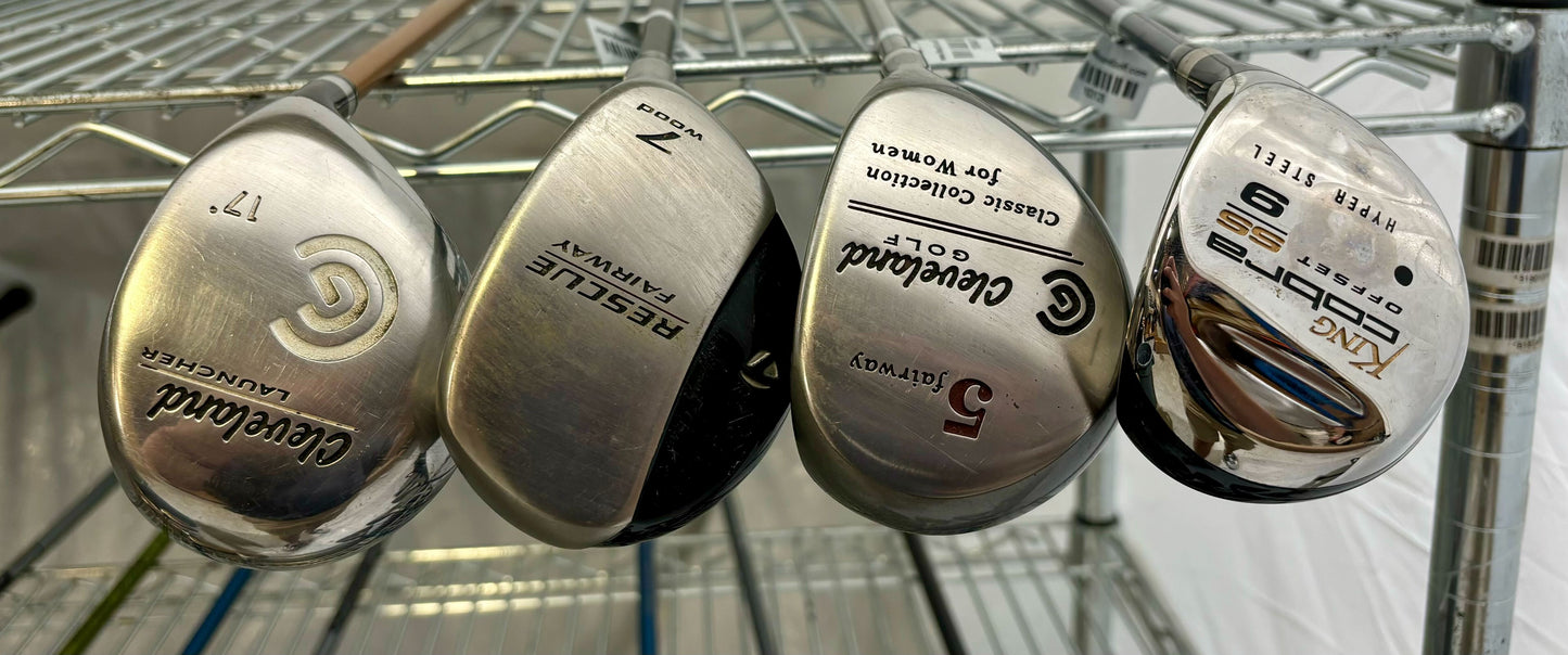 Wholesale Lot of 30 Golf Clubs - Assorted Drivers and Fairway Woods-Next Round