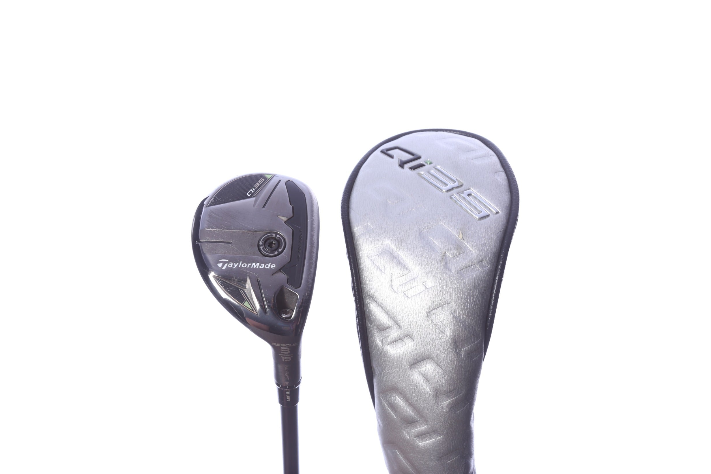 Used TaylorMade Qi35 Rescue 3H Hybrid - Right-Handed - 19 Degrees - Regular Flex