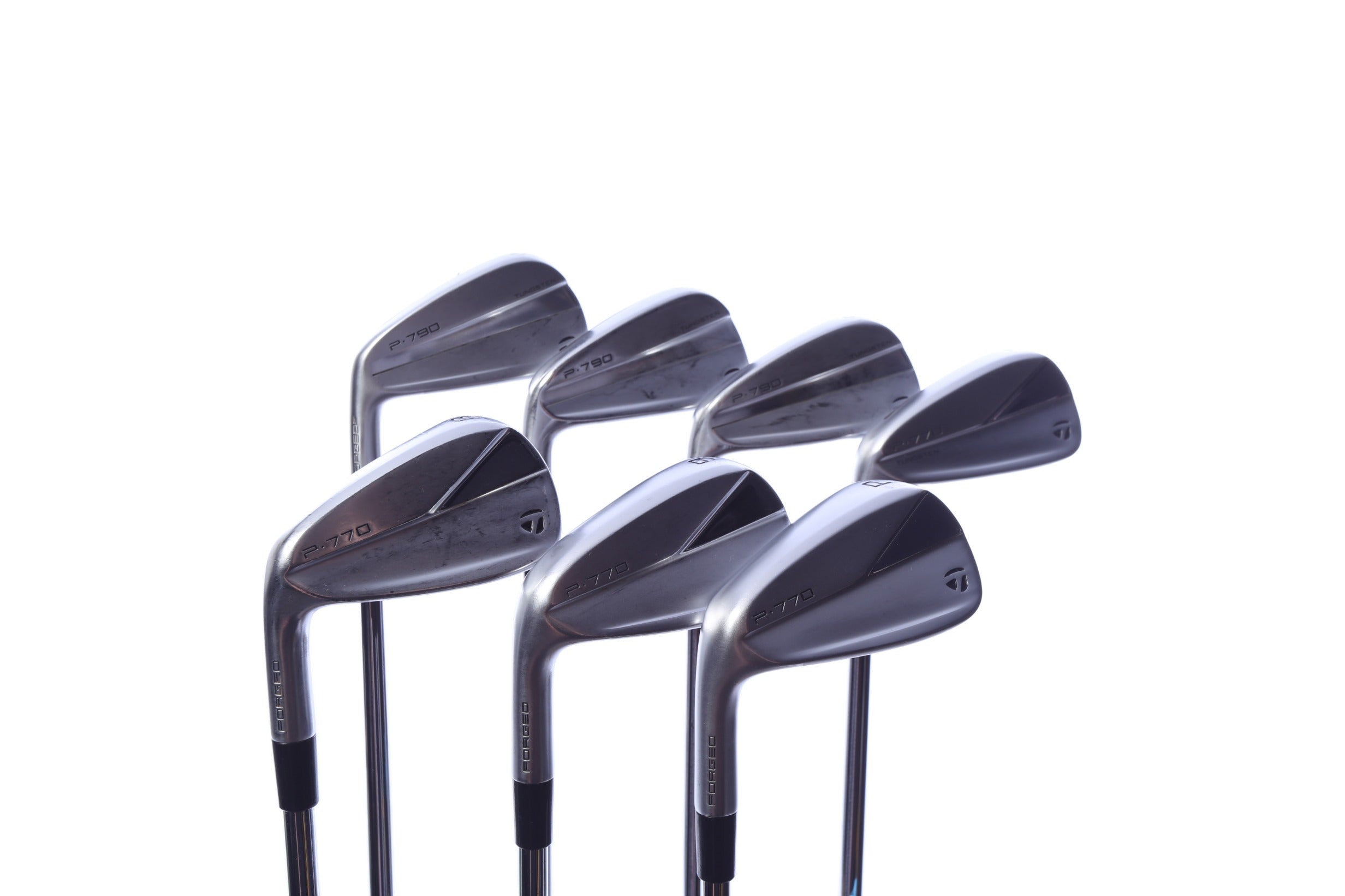 Used TaylorMade 2023 P790 Iron Set - Left-Handed - 4-PW - Extra Stiff Flex