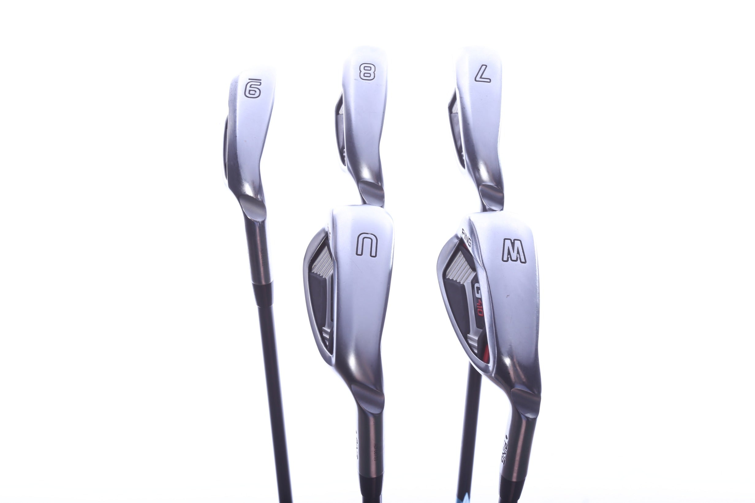 Used Ping G410 Iron Set - Right-Handed - 7-PW, UW - Soft Regular Flex