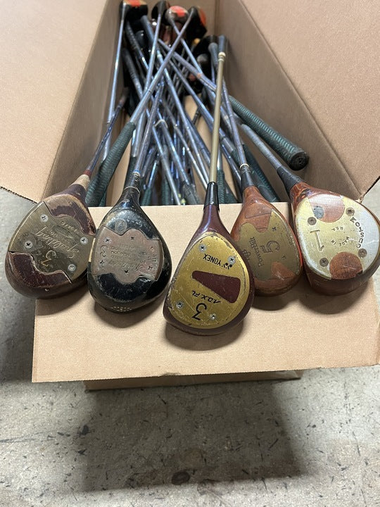 Wholesale Lot of 40 Persimmon Woods. Wilson, MacGregor, Spalding-Next Round