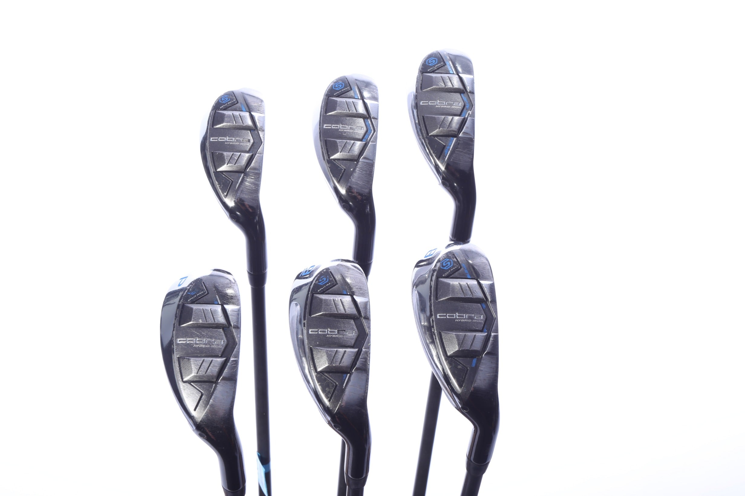 Used Cobra 2021 T-Rail Iron Set - Right-Handed - 5-PW - Seniors Flex