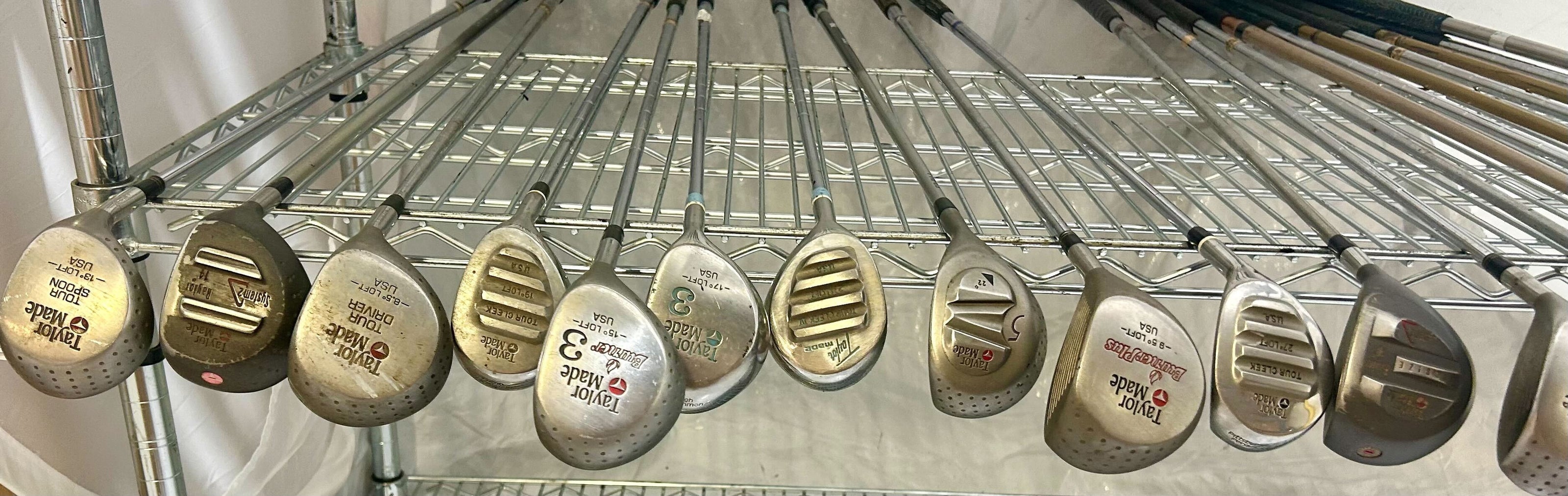 Wholesale Lot of 40 Golf Clubs - Taylormade Assorted Drivers and Fairway Woods-Next Round