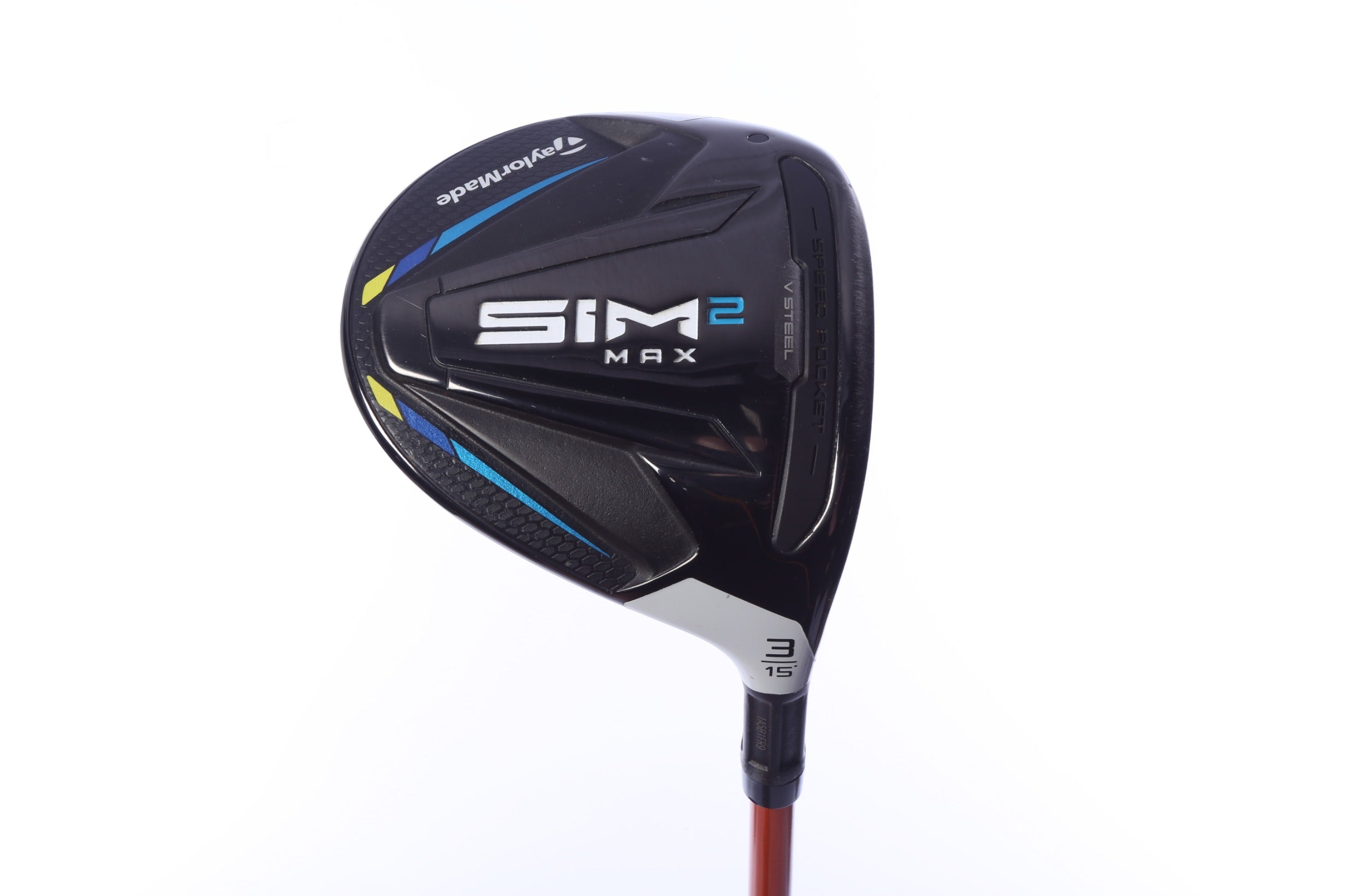 Used TaylorMade SIM2 MAX 3-Wood - Right-Handed - 15 Degrees - Stiff Flex
