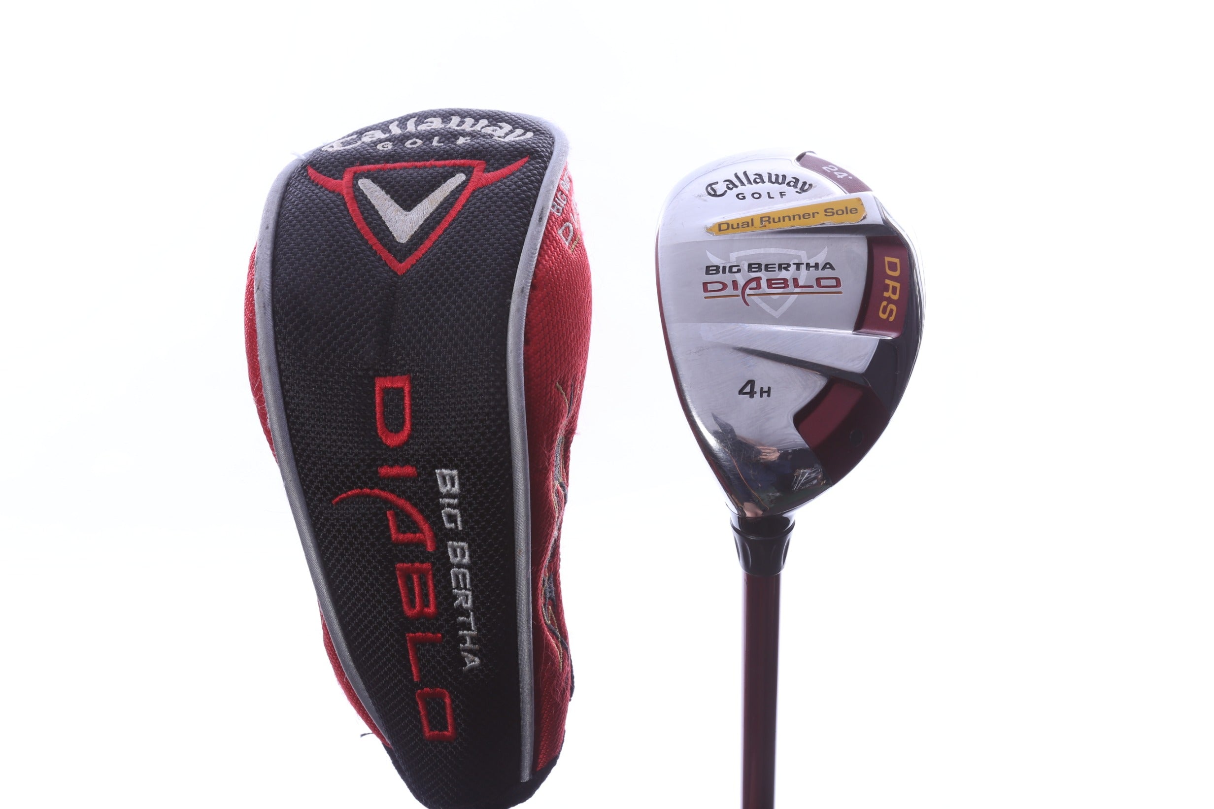 Used Callaway Big Bertha Diablo 4H Hybrid - Left-Handed - 24 Degrees - Seniors Flex-Next Round