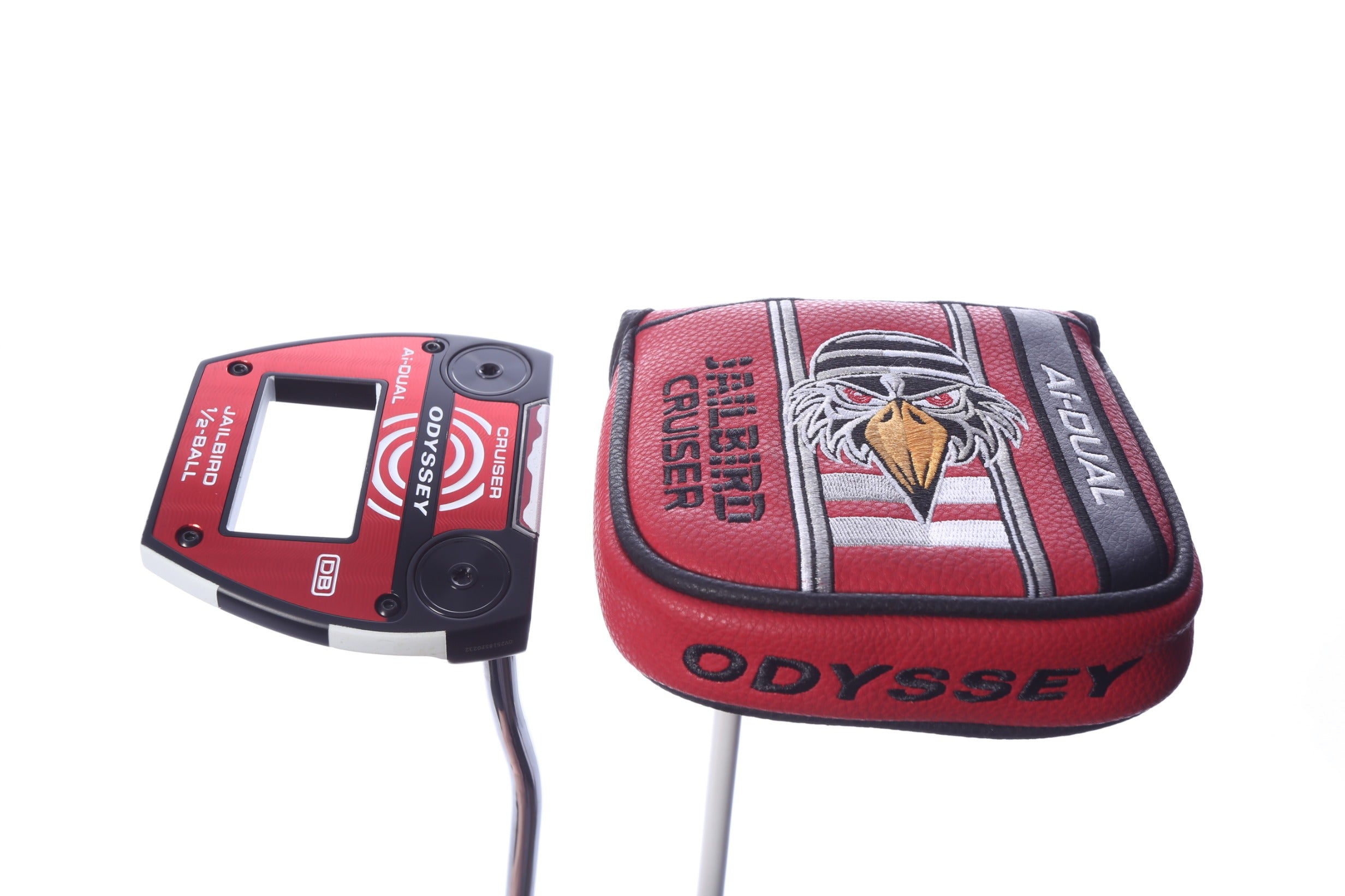 Used Odyssey Ai-DUAL Jailbird 1/2 Ball Cruiser Putter - Right-Handed - 33.5 in - Mallet-Next Round
