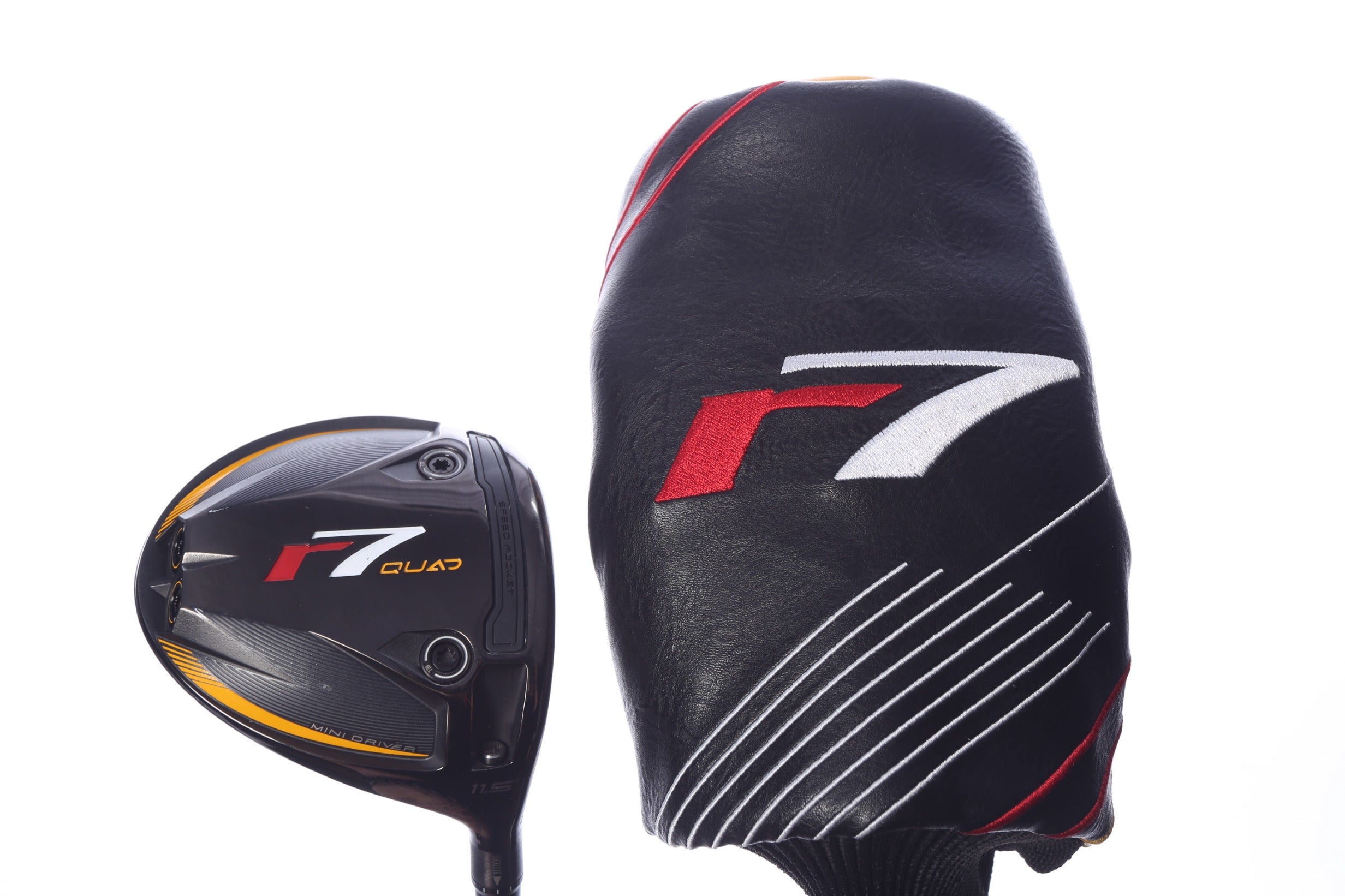 Used TaylorMade r7 Quad Mini Driver - 11.5 Degrees - Regular Flex Fujikura TaylorMade Speeder MD - Right-Handed-Next Round