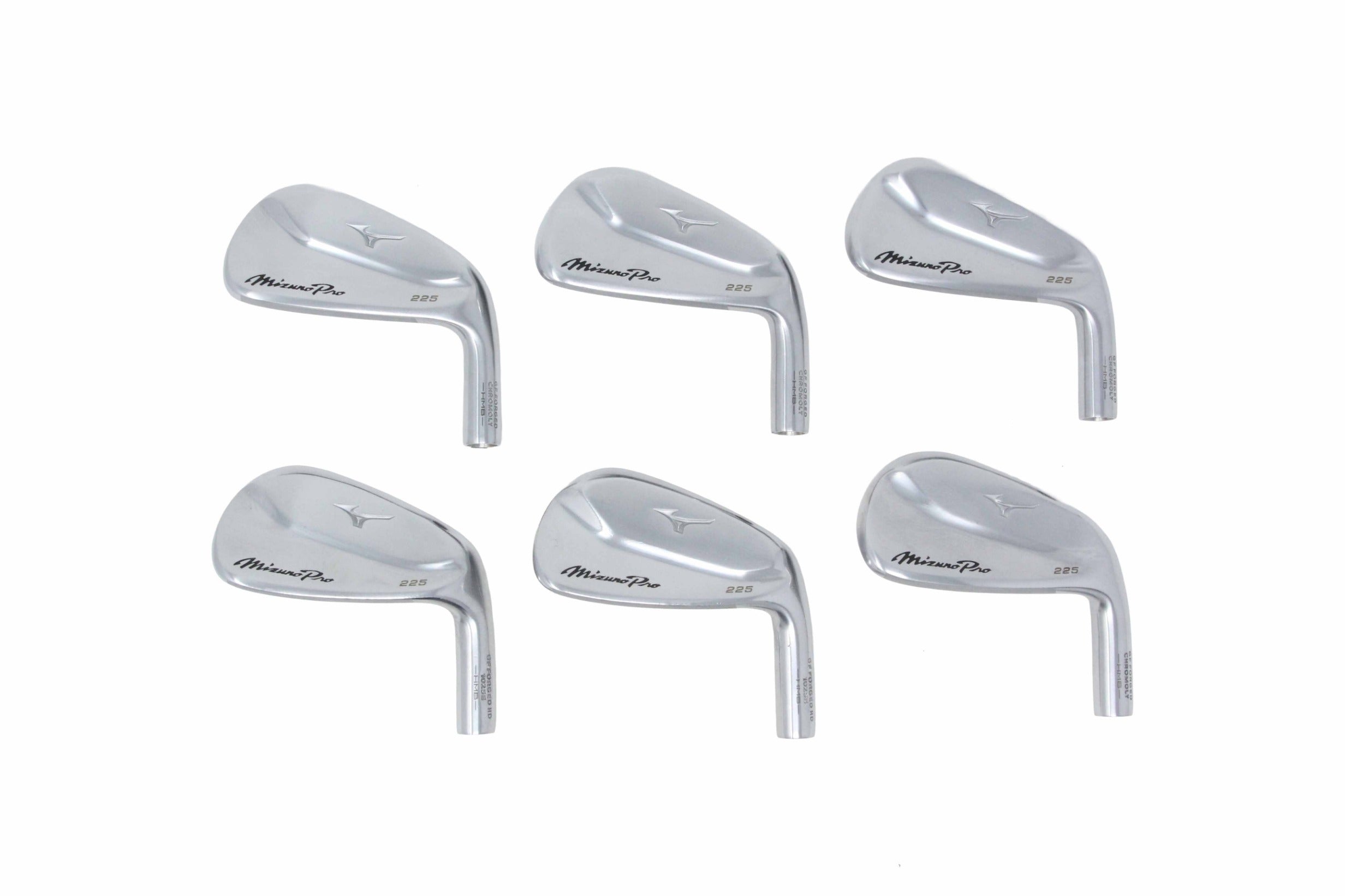 Used Mizuno Pro 225 Iron Set - HEAD ONLY - Right-Handed - 5-PW